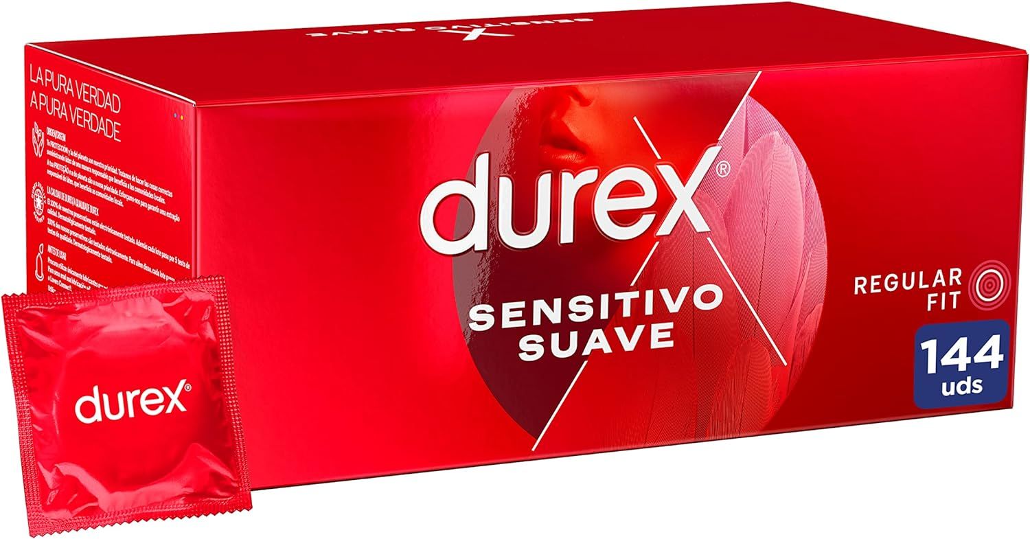 Durex Sensitive Soft Condooms - 144 pce