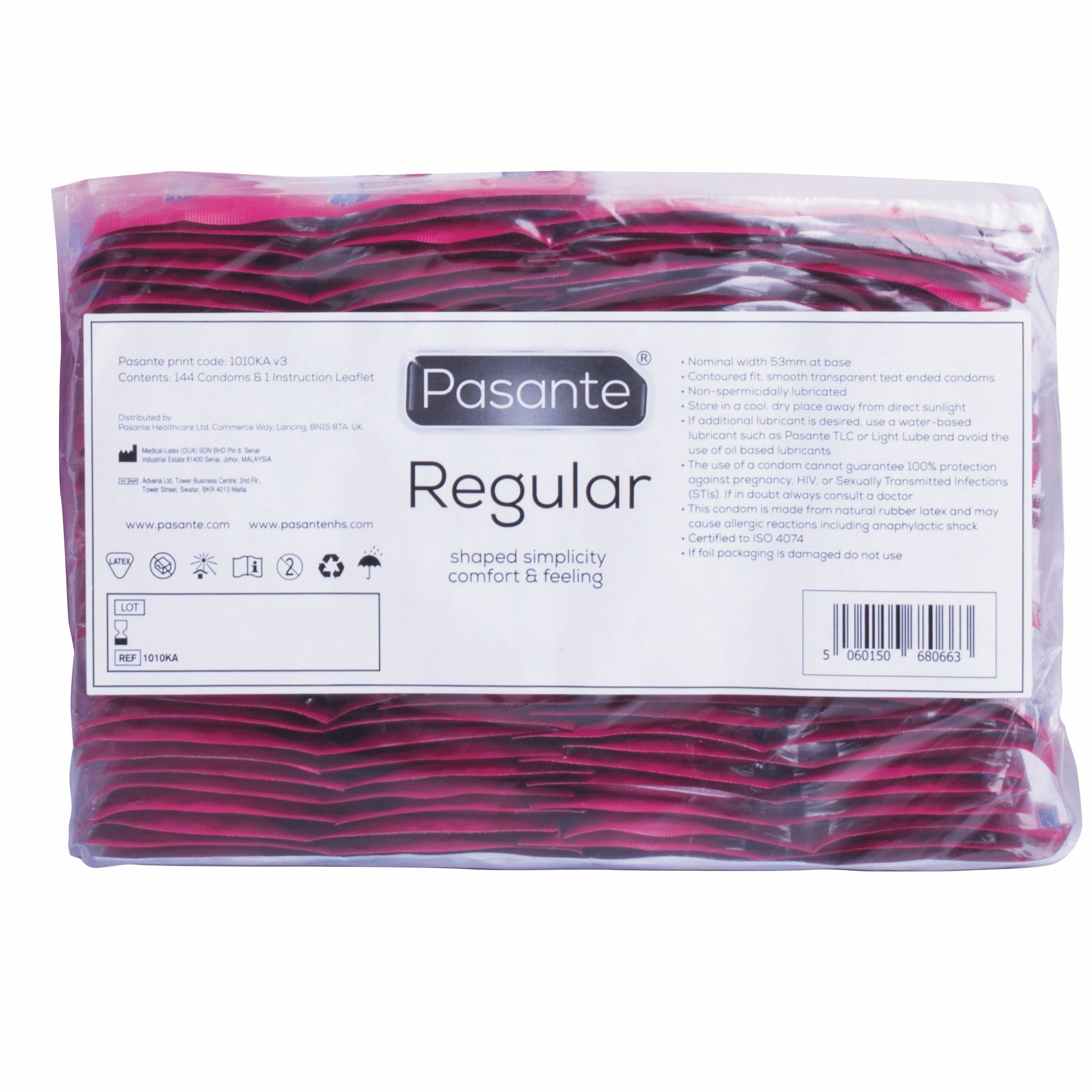 Pasante Regular condoms 144 pcs