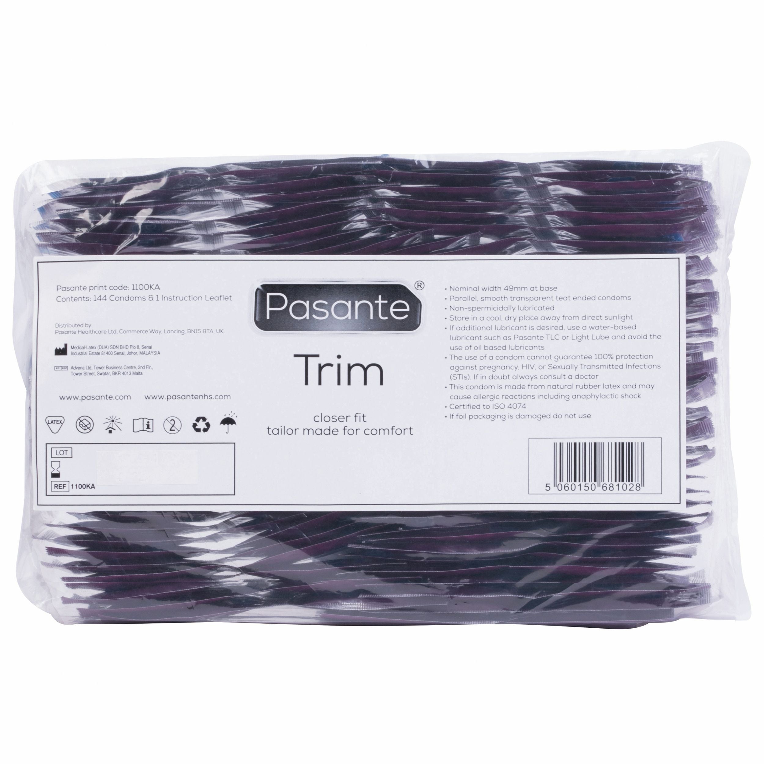 Pasante Trim condoms 144pcs