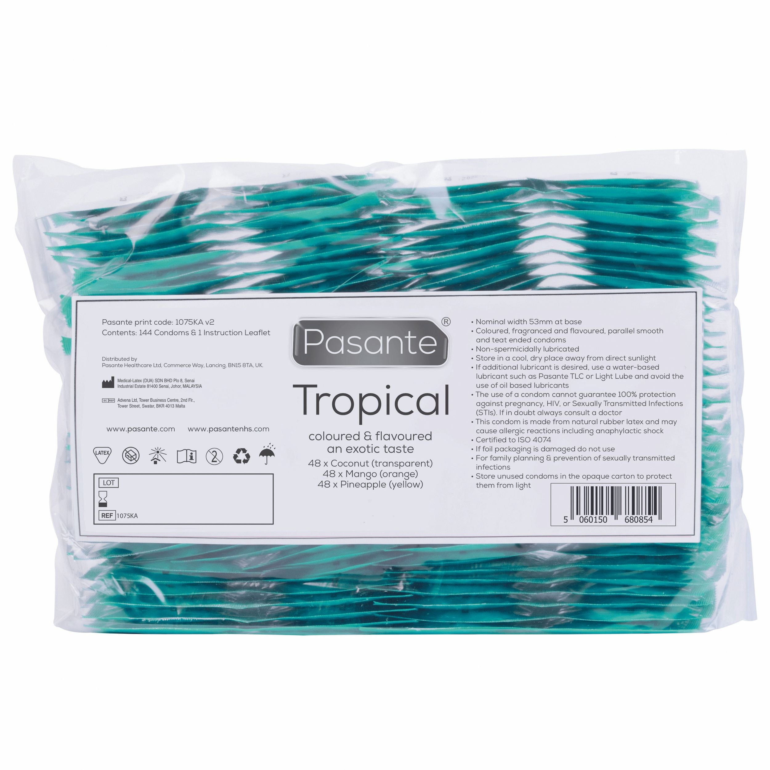 Pasante Tropical condoms 144pcs
