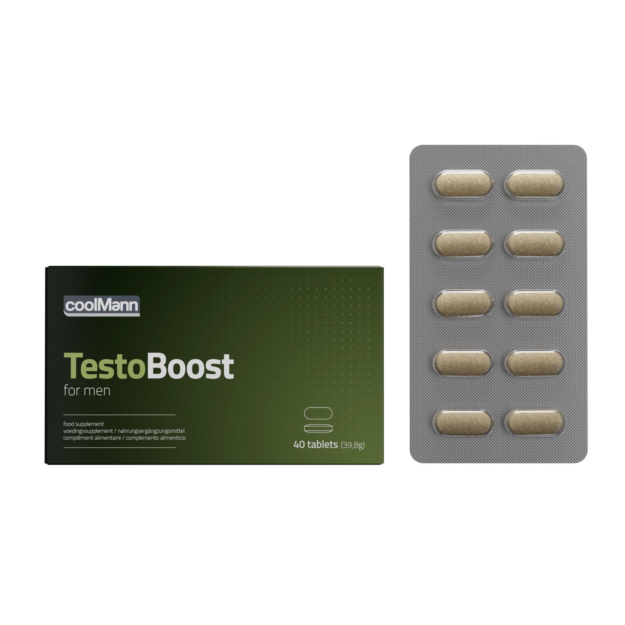 CoolMann - Testoboost - 40 pieces