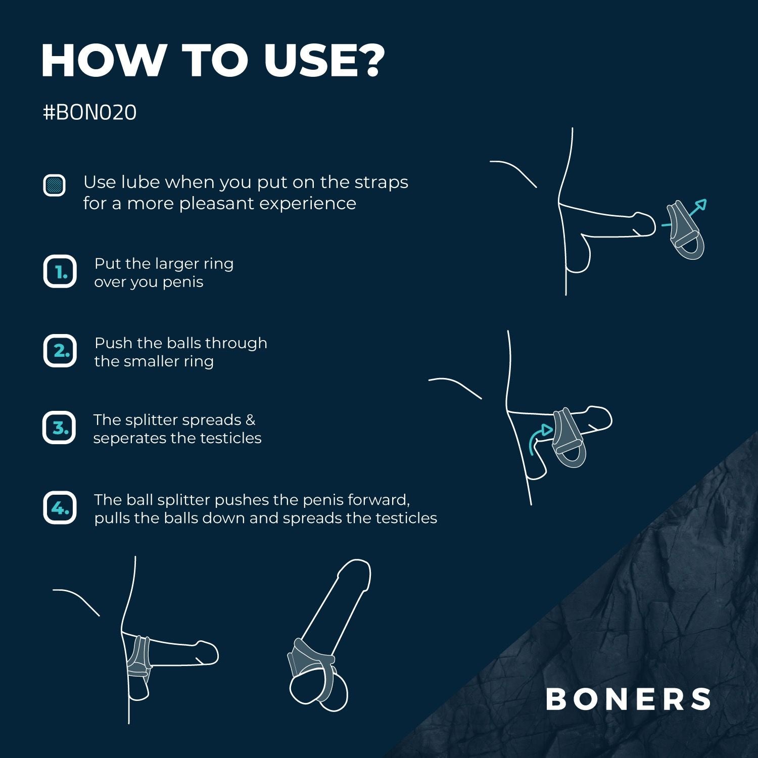 Boners Liquid Silicone Ball Splitter