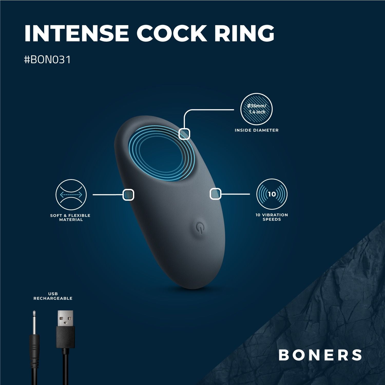 Boners - Vibrating Cock Ring