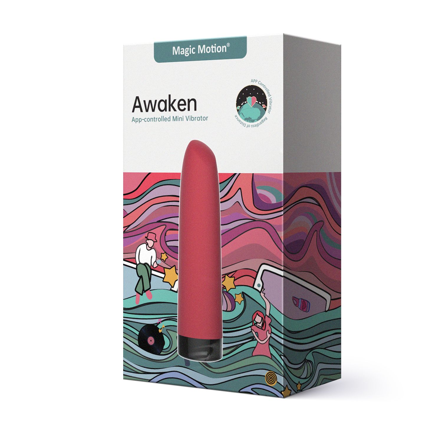 Magic Motion - Awaken App-Controlled Mini Vibrator