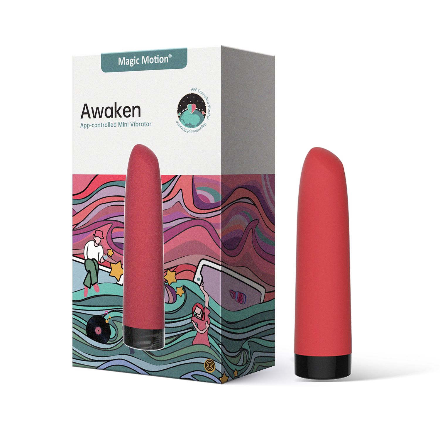 Magic Motion - Awaken App-Controlled Mini Vibrator