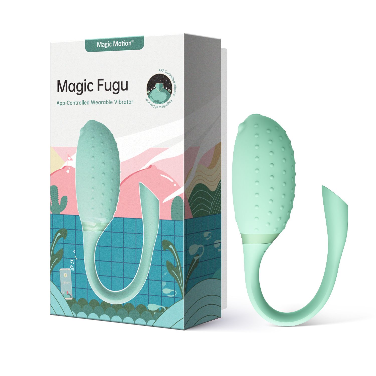 Magic Motion - Fugu Smart Wearable Vibrator Green