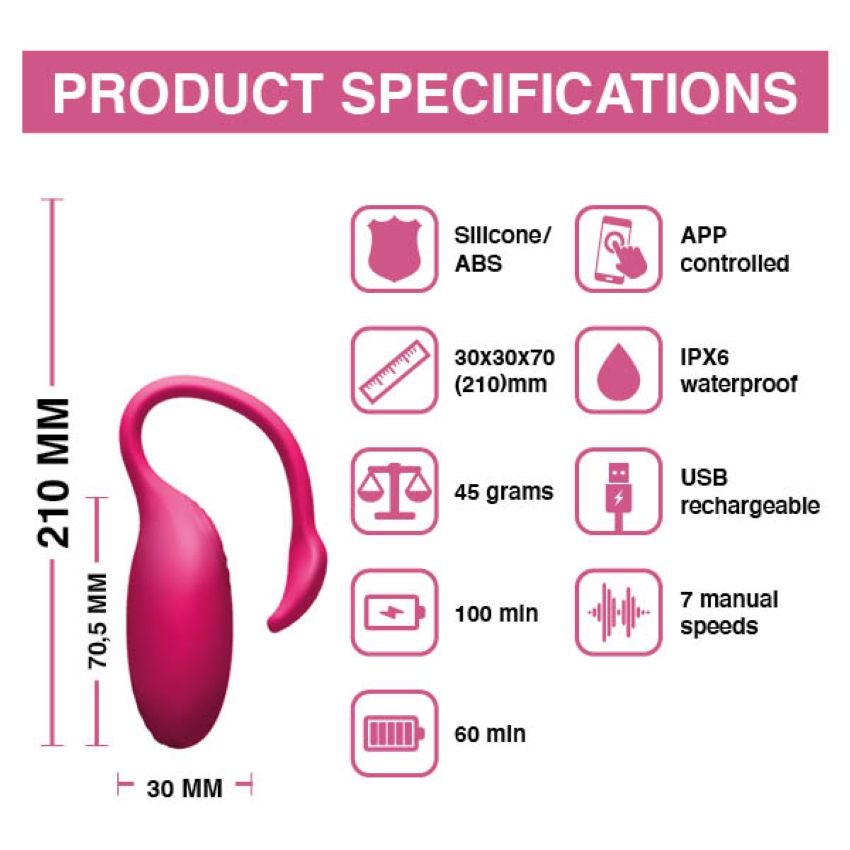 Magic Motion - Flamingo Vibrating Egg