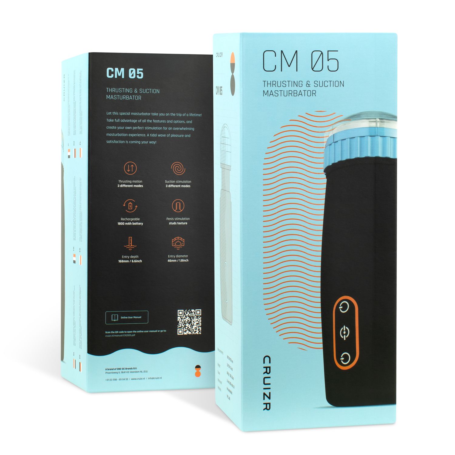 CRUIZR - CM05 Thrusting and Sucking Masturbator