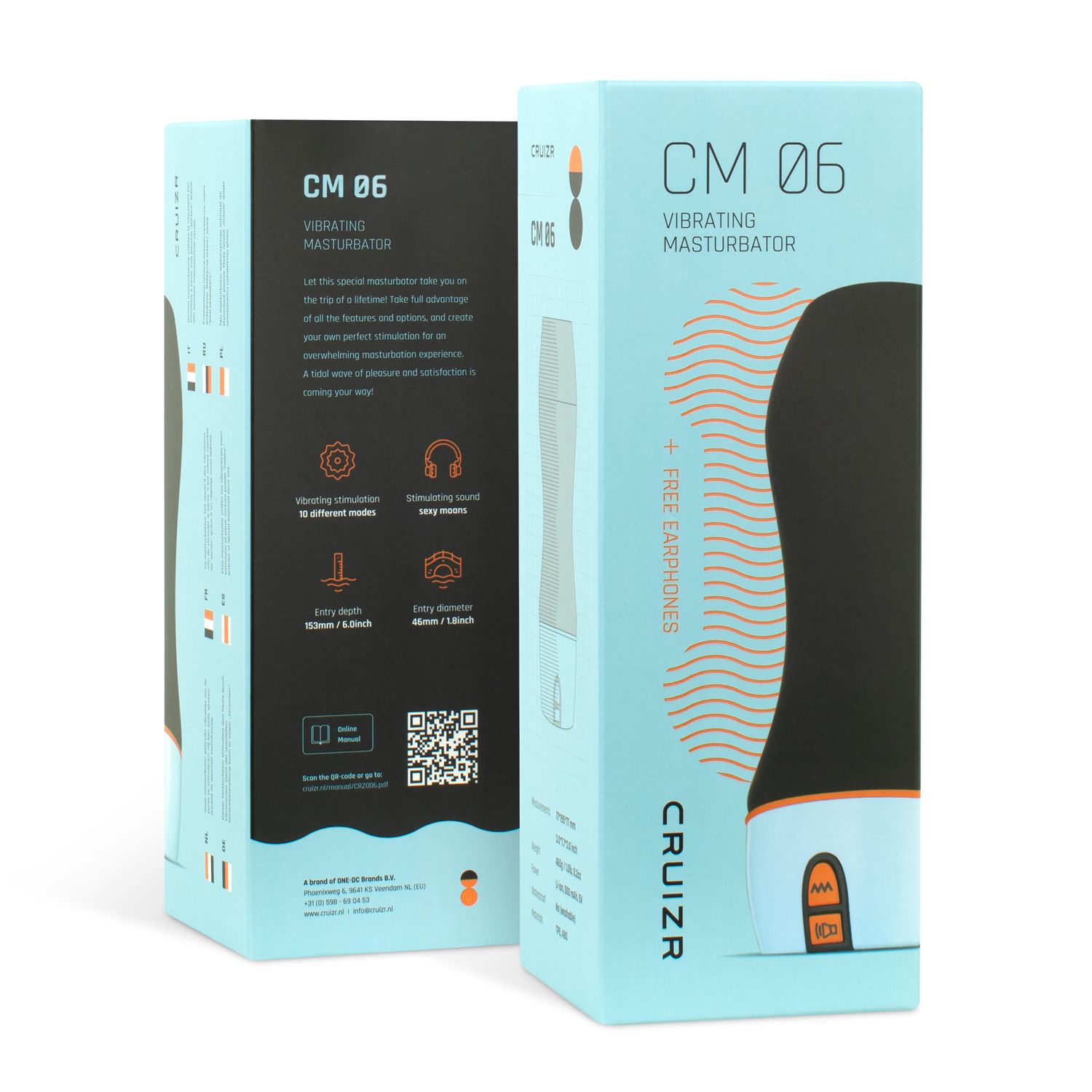 CRUIZR - CM06 Vibrating Masturbator With Voice Activator