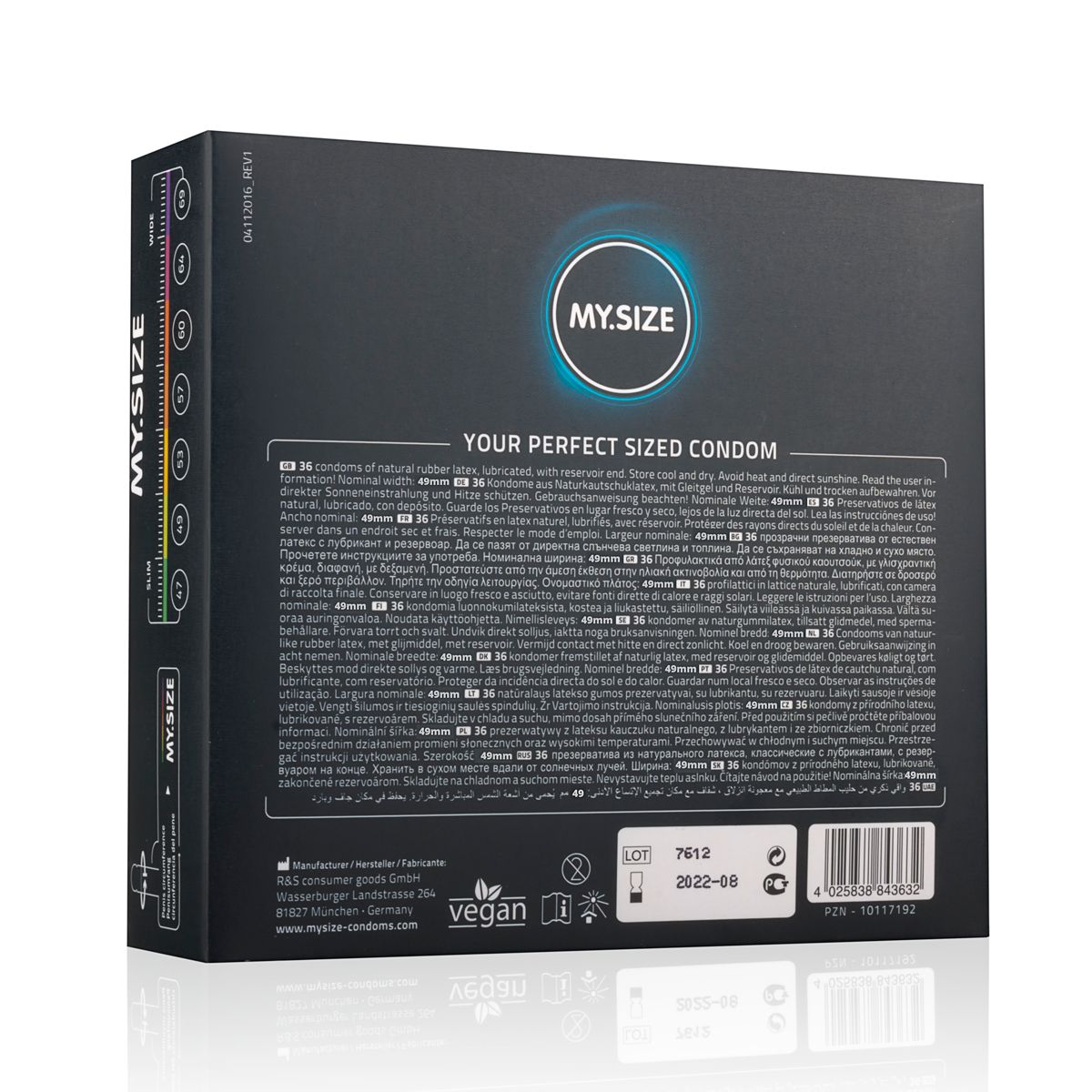 MY.SIZE Pro 49 mm - 36pcs