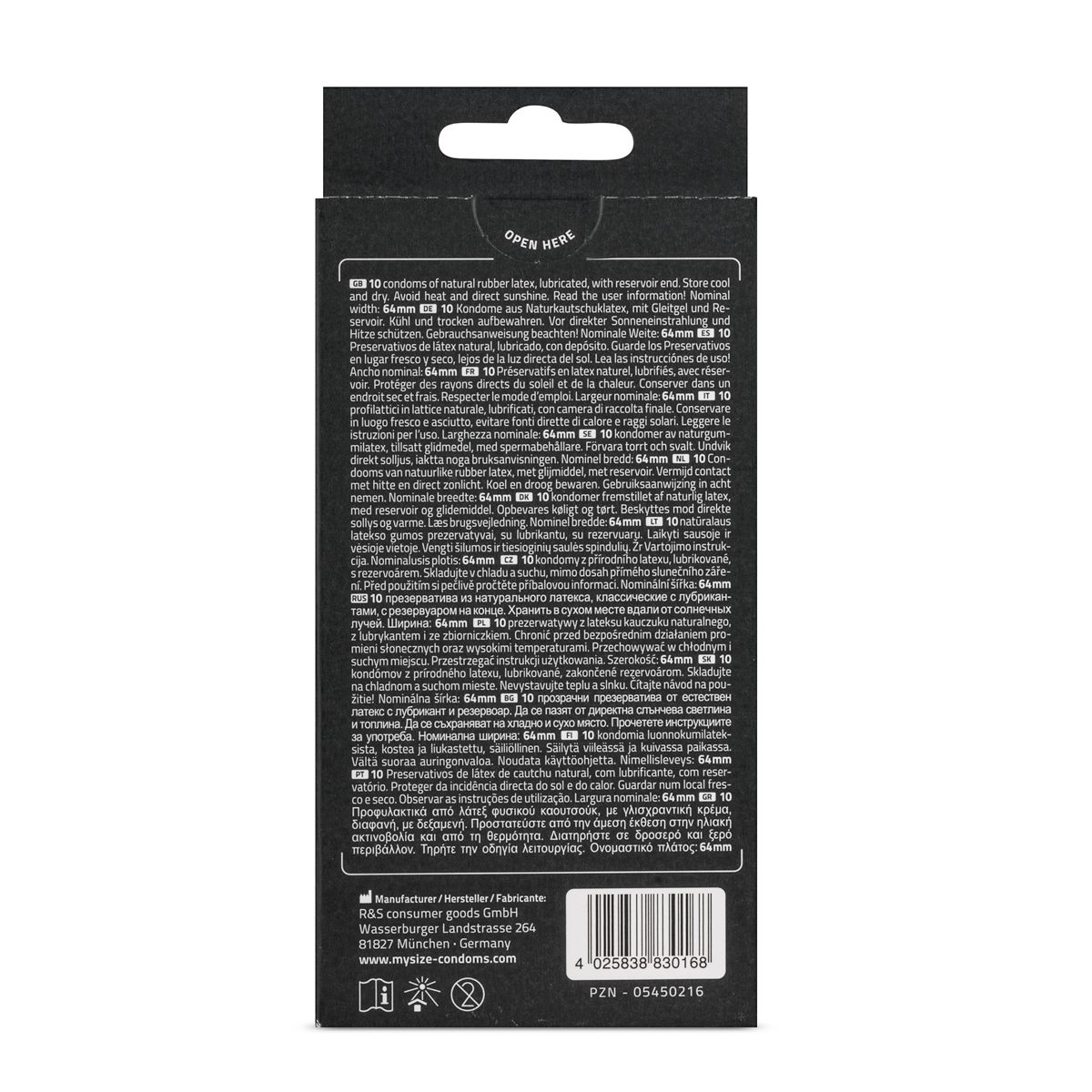 MY.SIZE Pro 64 mm - 10pcs