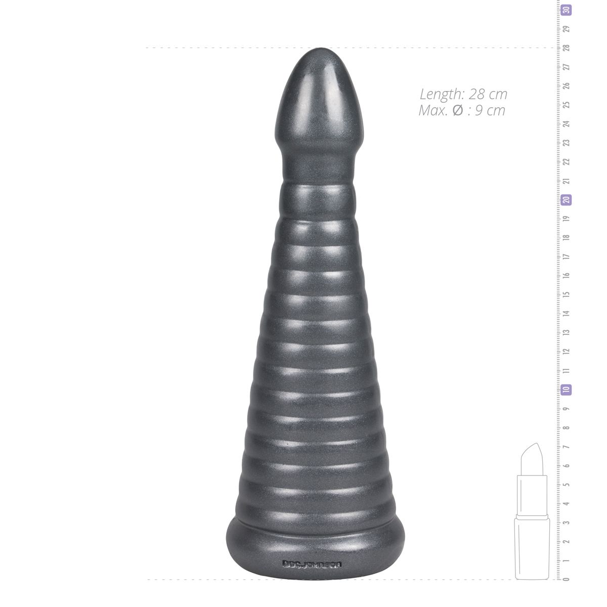 American Bombshell – Rockeye Dildo – Gun Metal