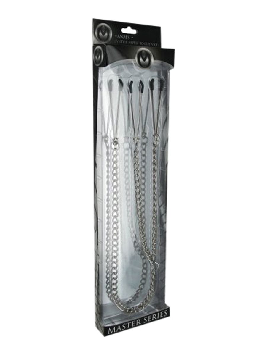 Nipple to Clit Tweezer Clamp Set