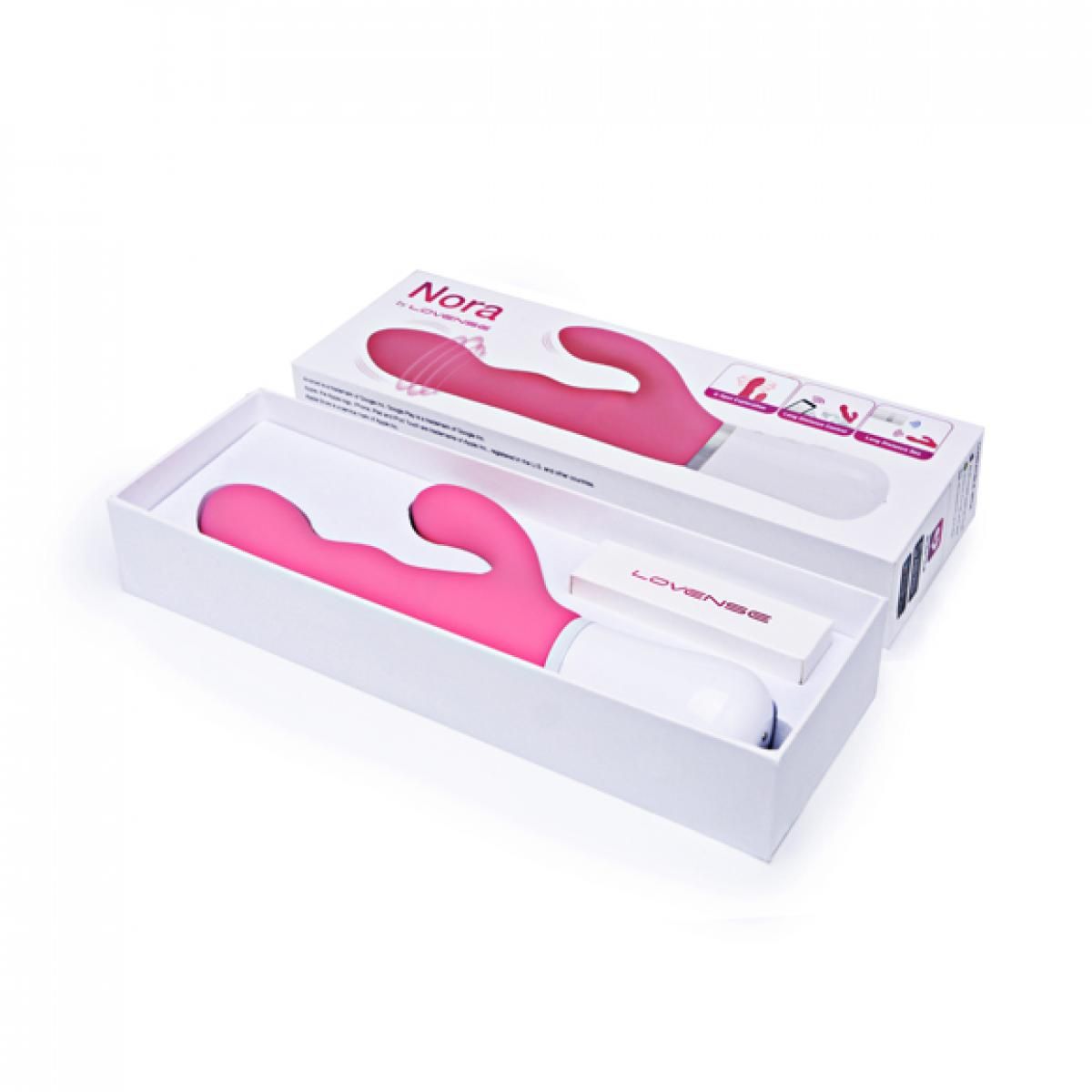 Lovense - Nora G-spot Vibrator With App - Pink