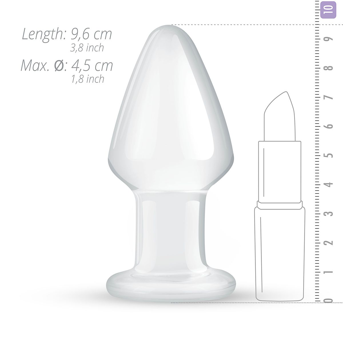 Glass Buttplug No. 25