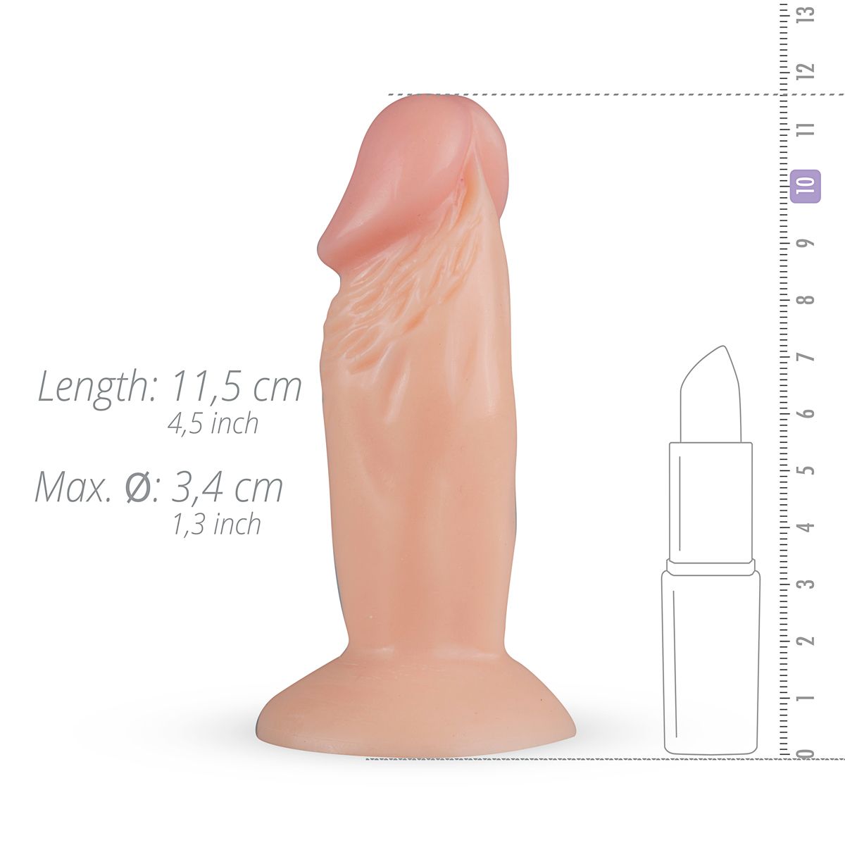 Archi Realistic Dildo - 11.5 cm