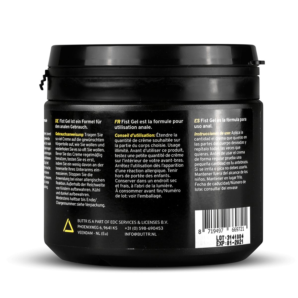 BUTTR - Fisting Gel - 500 ml