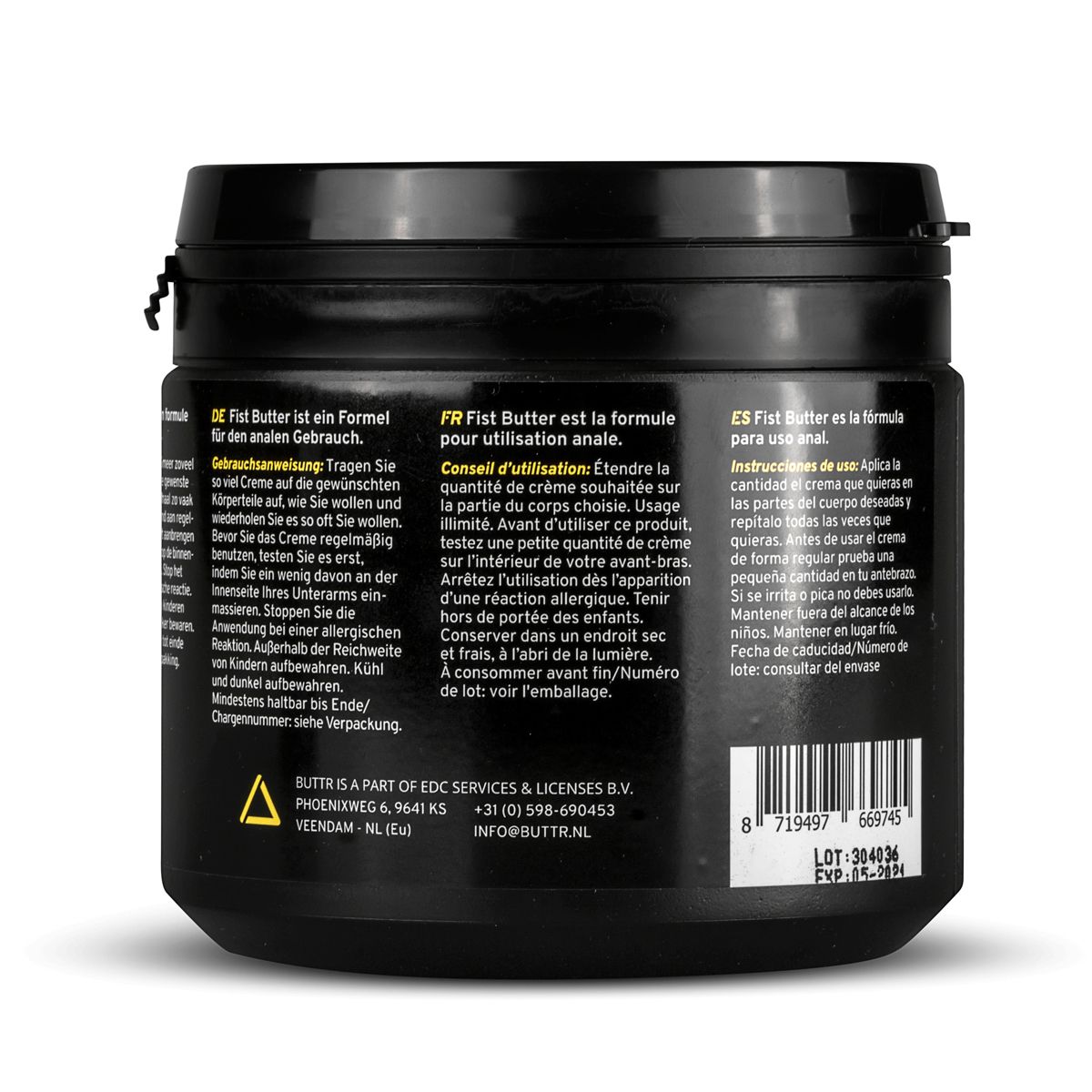 BUTTR - Fisting Butter - 500 ml