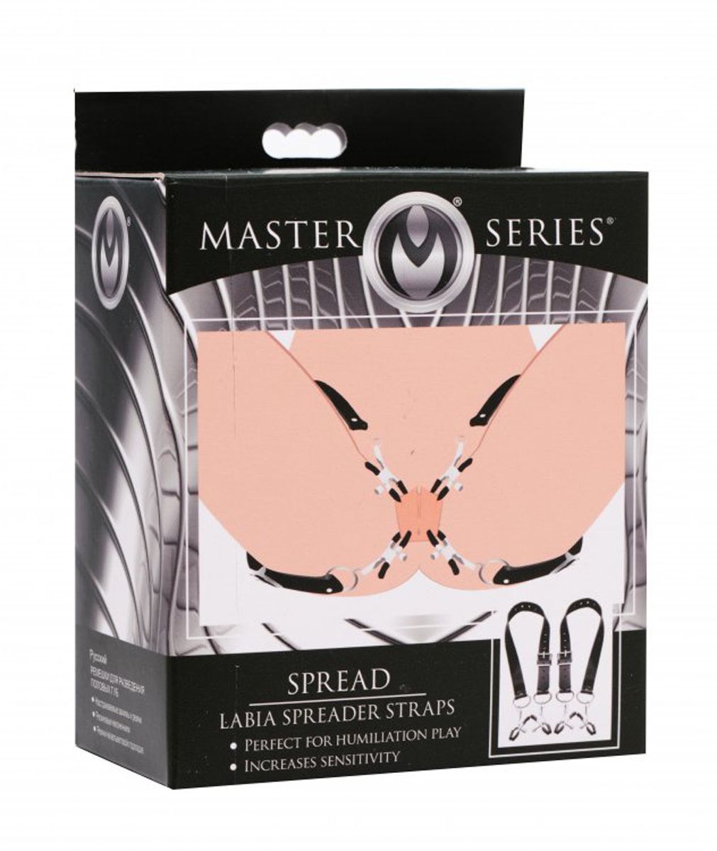 Spread Labia Spreader Straps with Clamps
