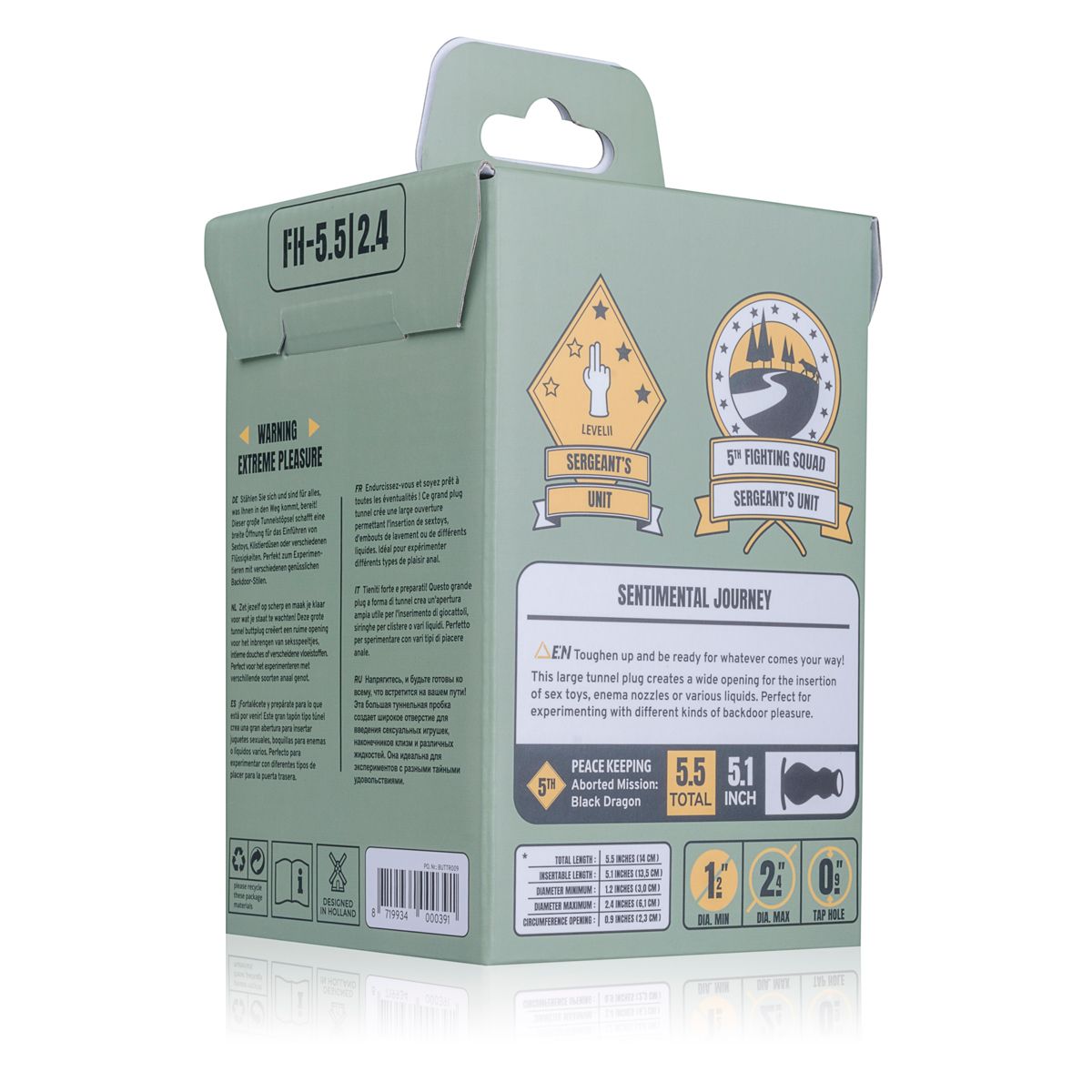 BUTTR - Foxhole Hollow Butt Plug