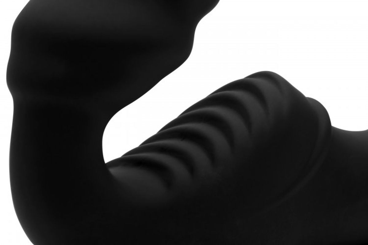 Pro Rider Strapless Strap-on Vibrator - Black