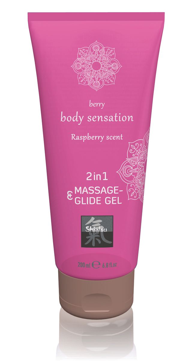 Massage- & Glide Gel 2 in 1 - Raspberry