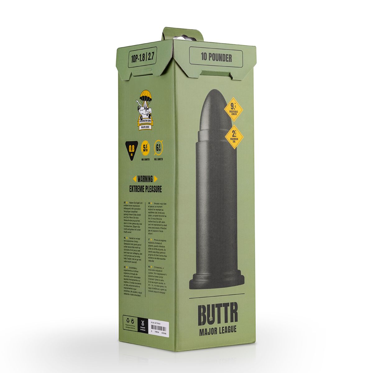 BUTTR - 10 Pounder XXL Dildo