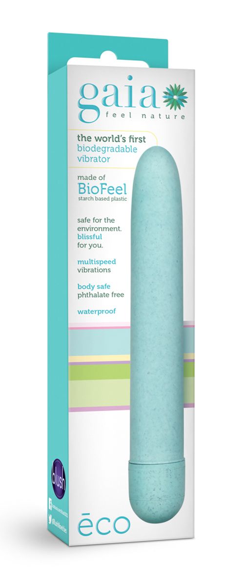 Gaia Eco Vibrator - Blue