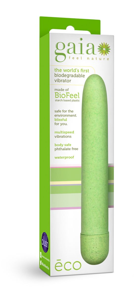 Gaia Eco Vibrator - Green