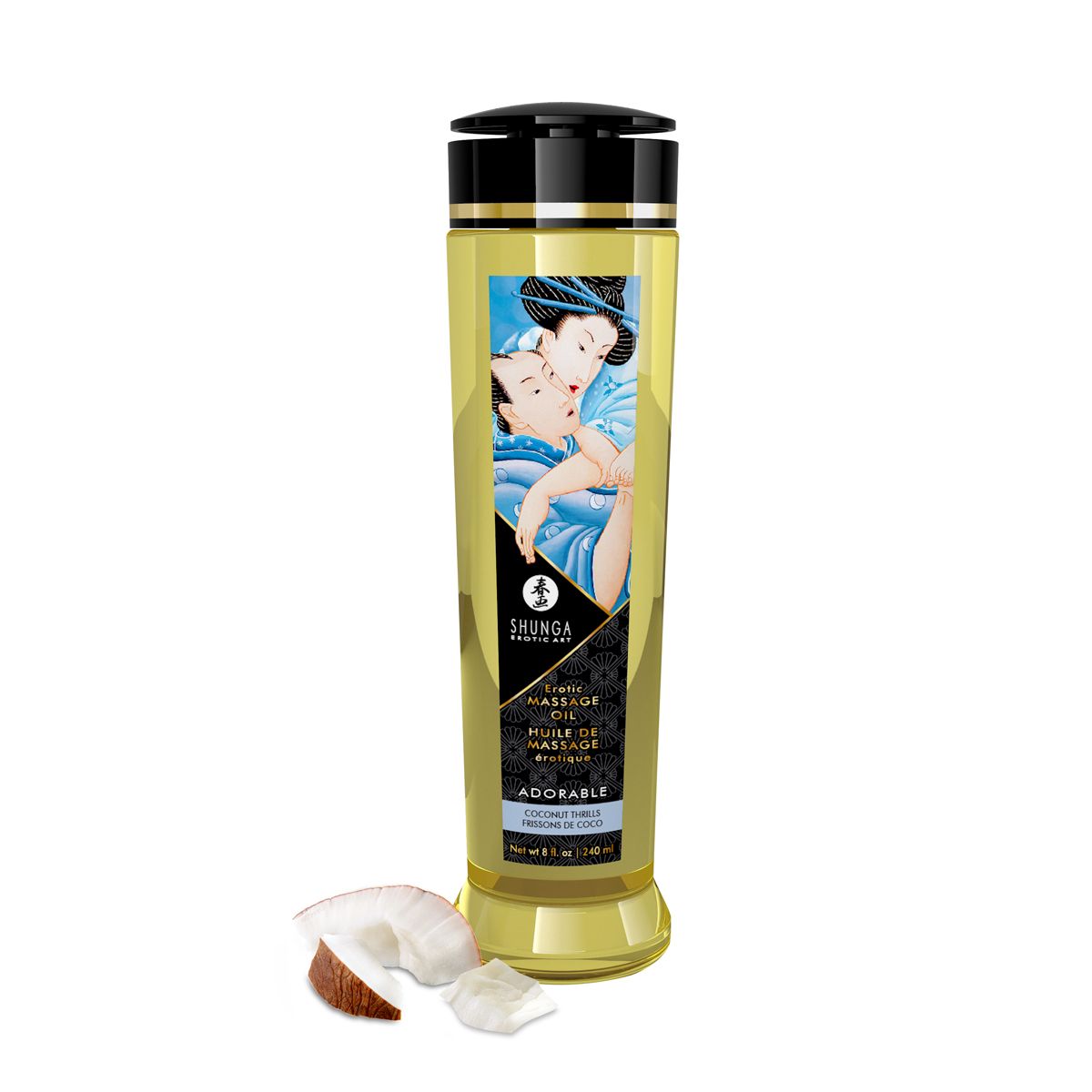 Shunga - Adorable/Coconut Thrills Massage Oil - 240 ml