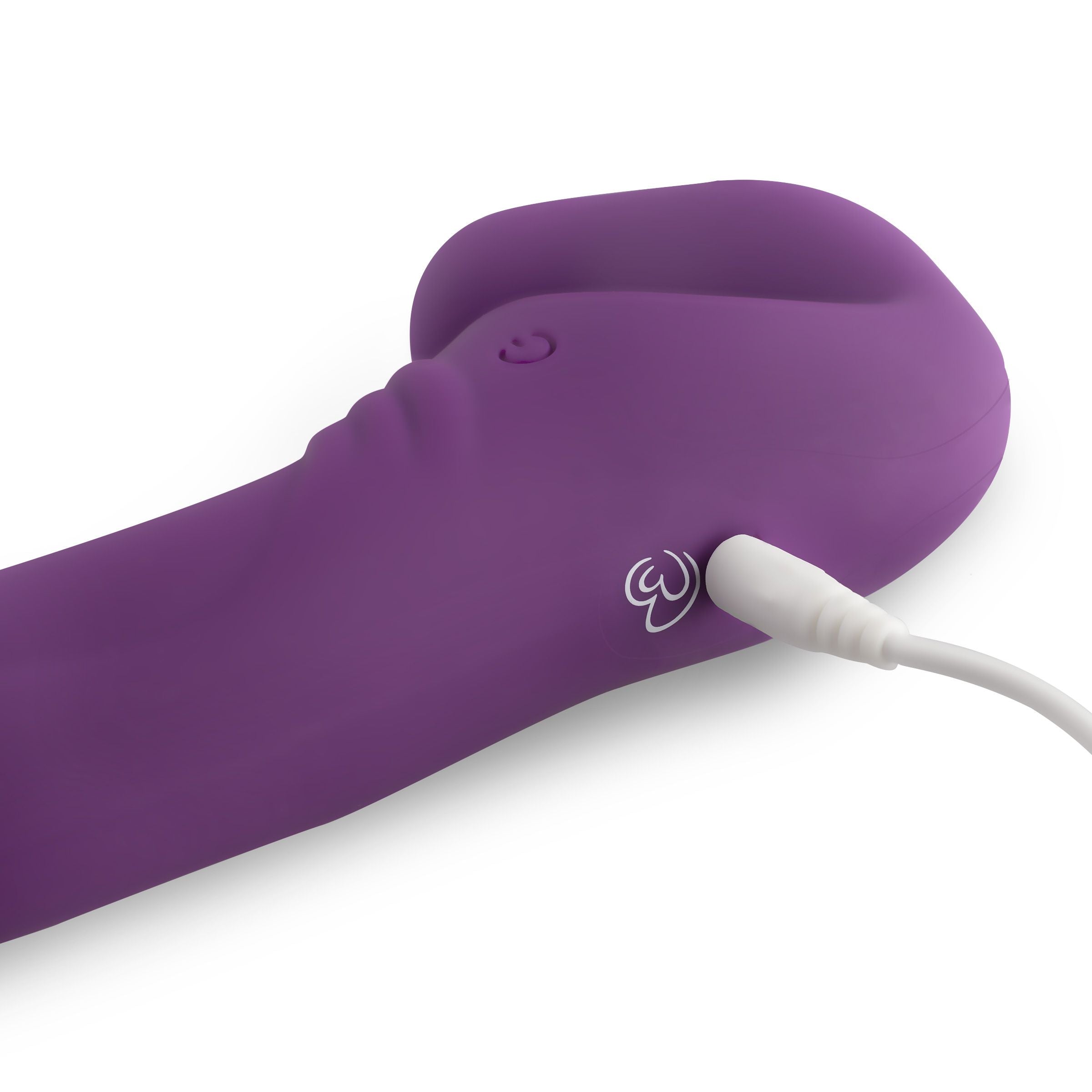 Strapless Strap-On Vibrator - Purple