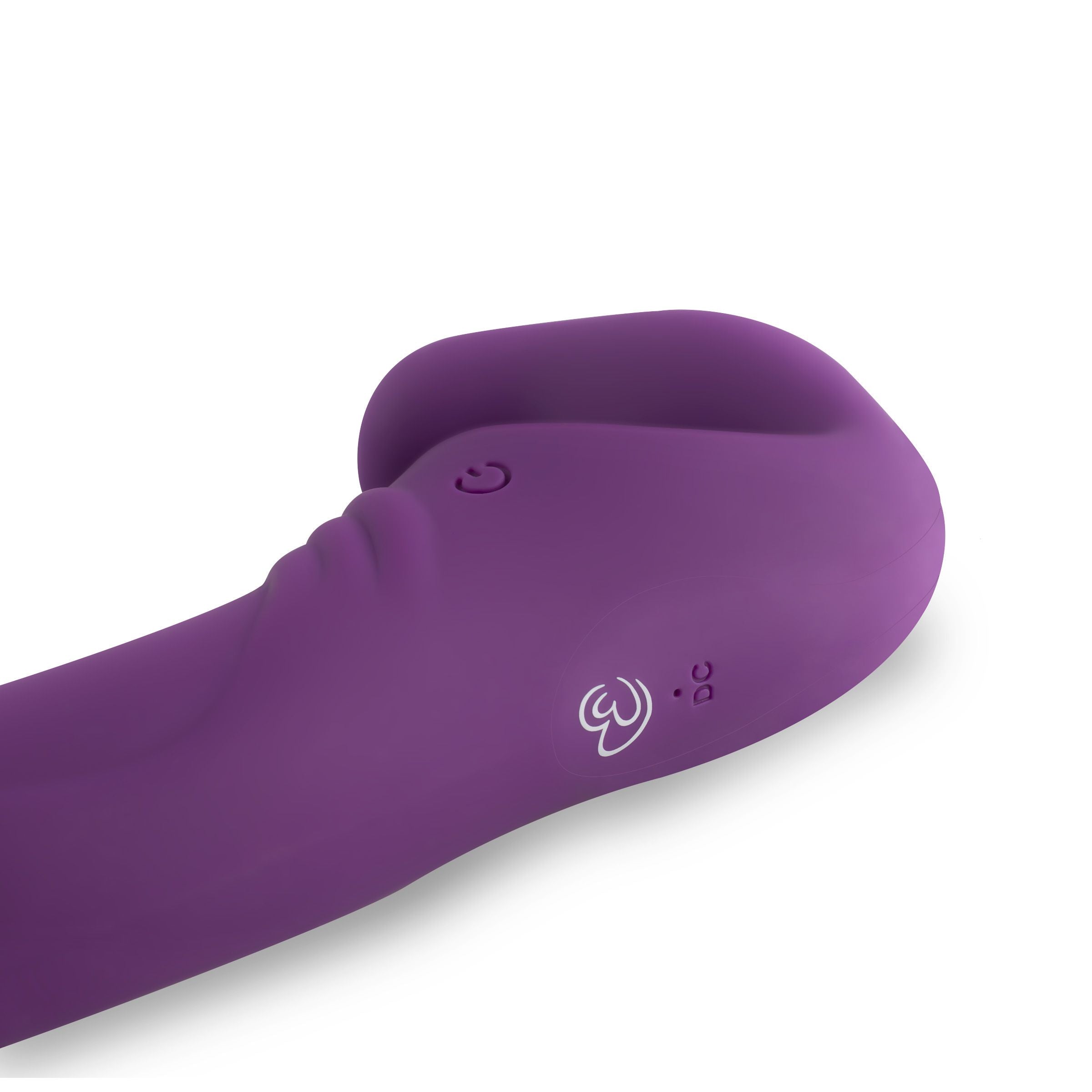 Strapless Strap-On Vibrator - Purple