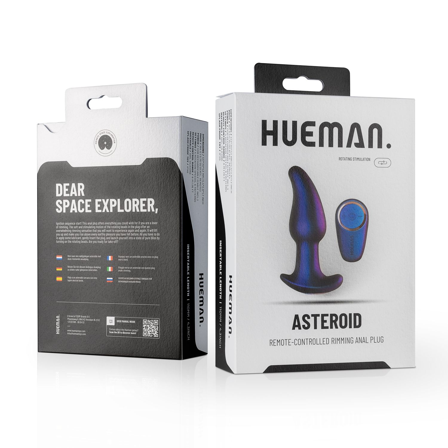 Hueman - Asteroid Rimming Anal Plug