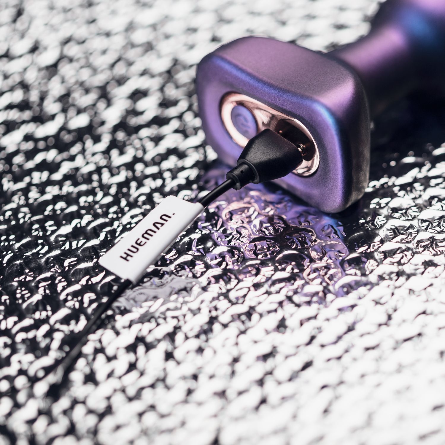 Hueman - Space Invader Vibrating and Thrusting Butt Plug