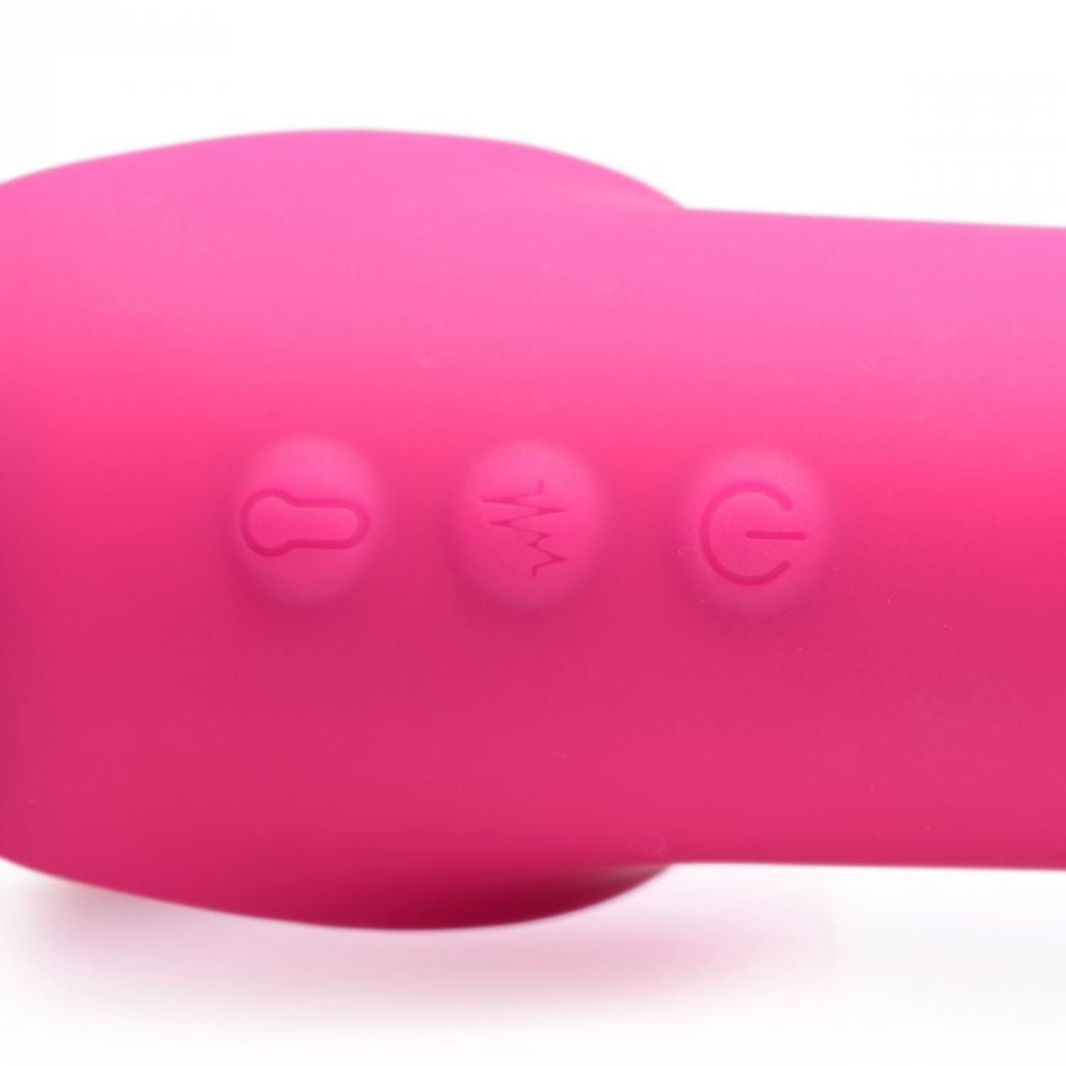 G-Pulse Vibrating Strapless Strap-On Vibrator With Remote Control - Pink