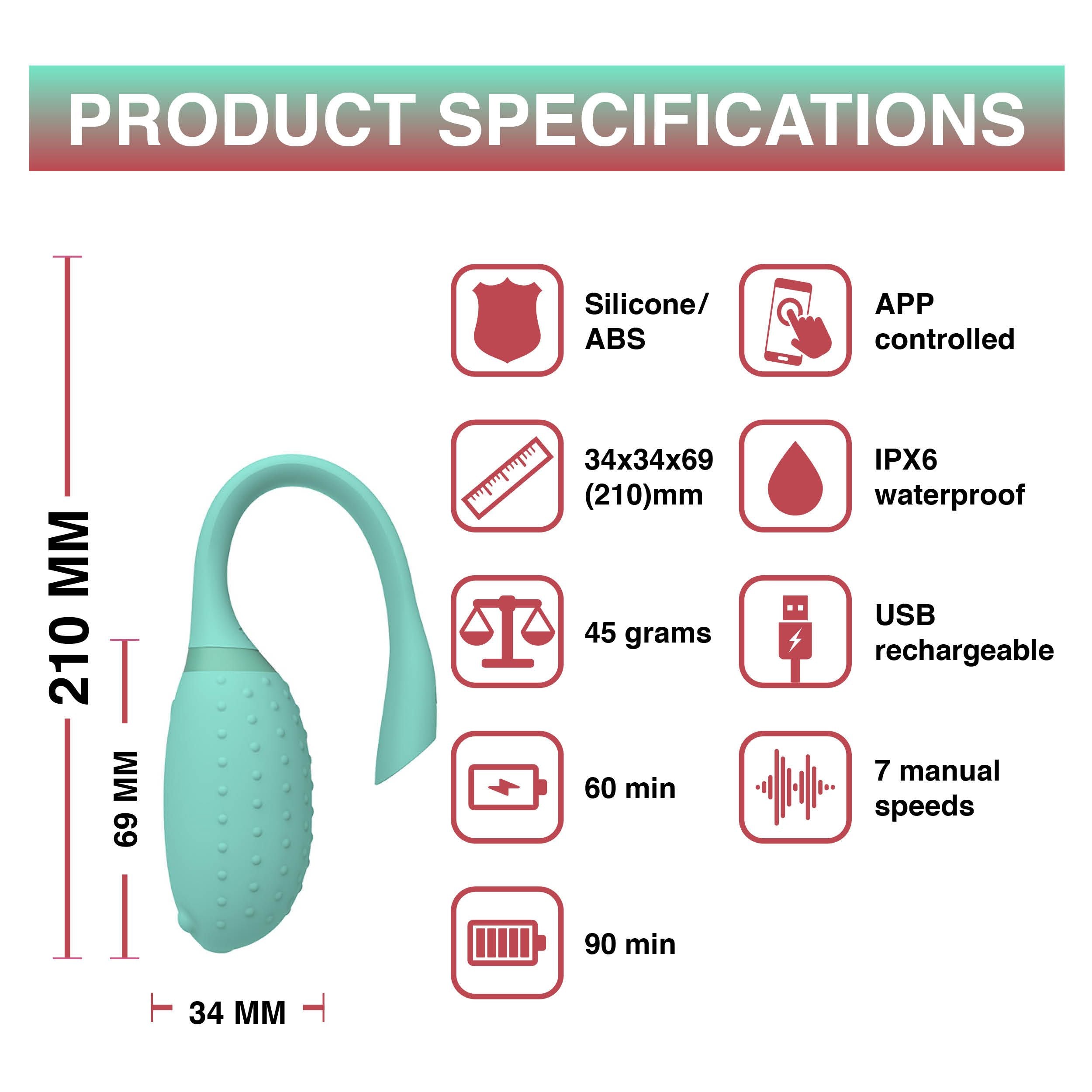 Magic Motion - Fugu Smart Wearable Vibrator Green