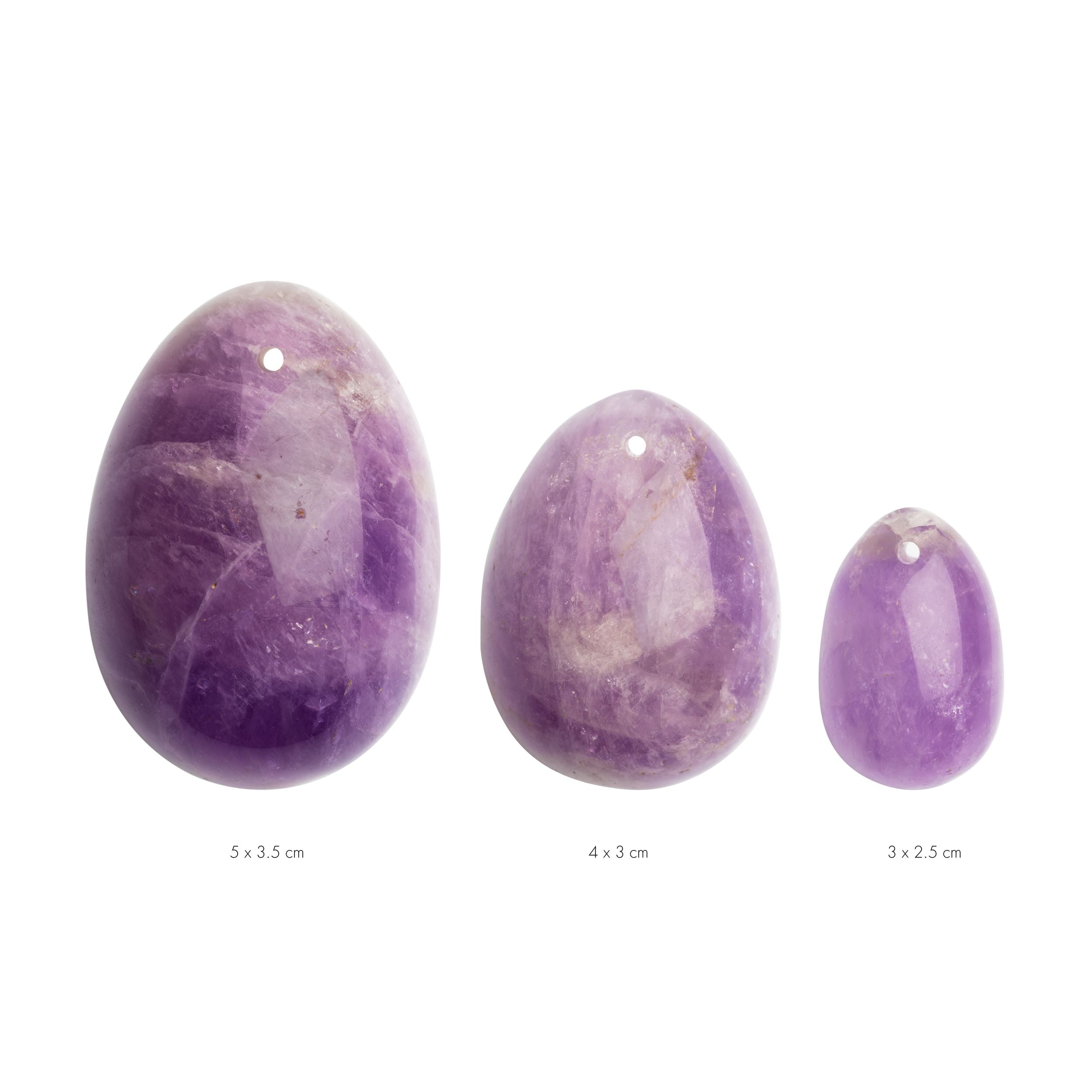 La Gemmes - 3-part Yoni Egg Set - Amethyst