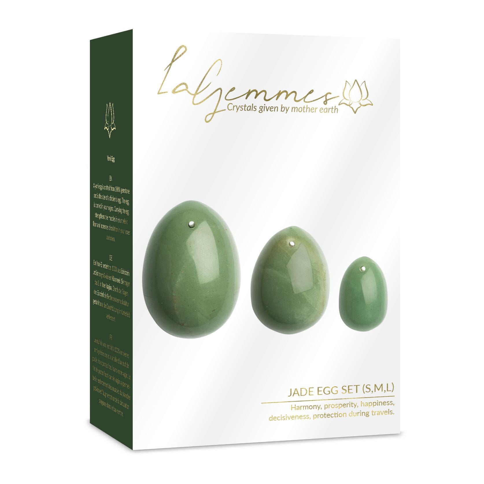 La Gemmes - 3-piece Yoni Egg Set - Jade