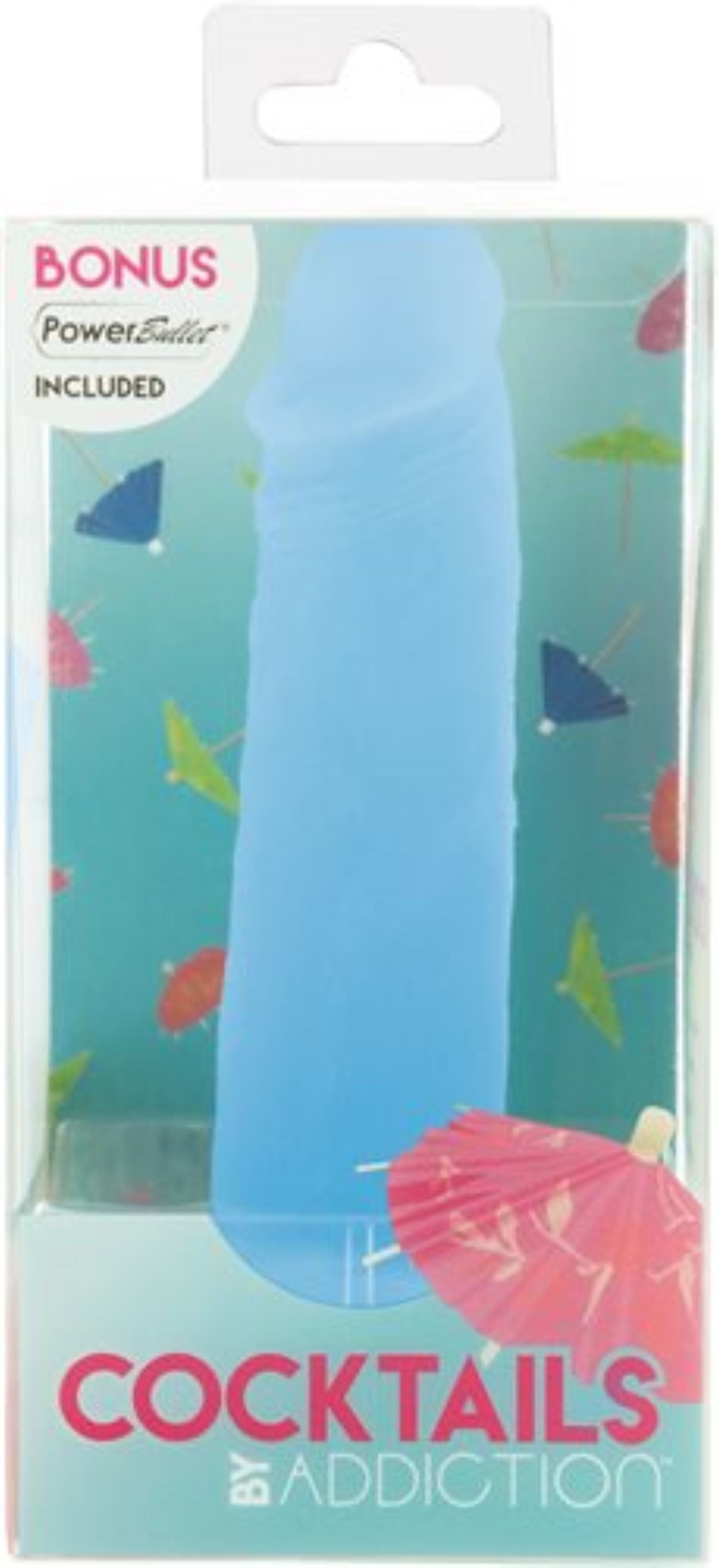 Addiction - Cocktails Silicone Dildo - Blue Lagoon