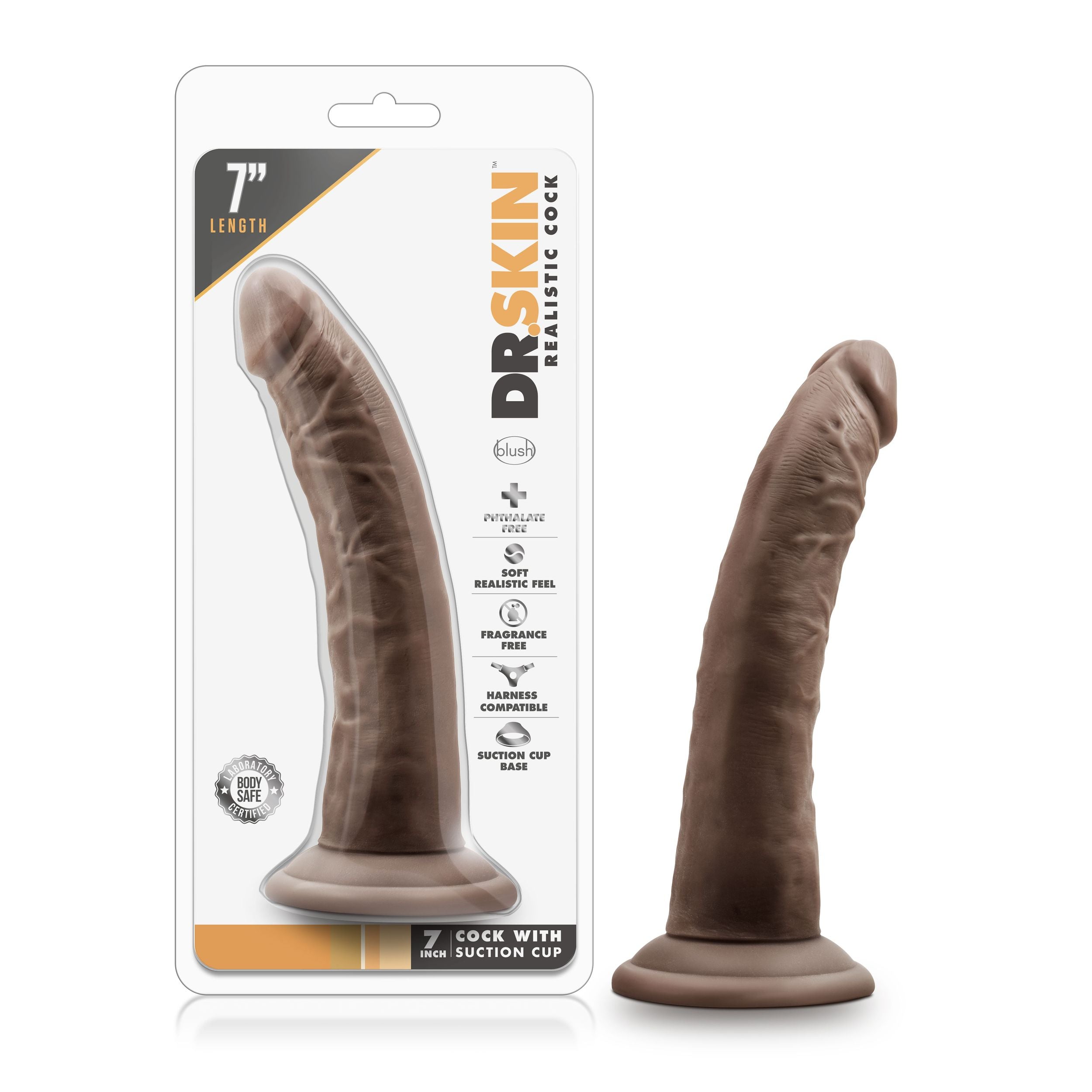 Dr. Skin - Realistic Dildo With Suction Cup 7''