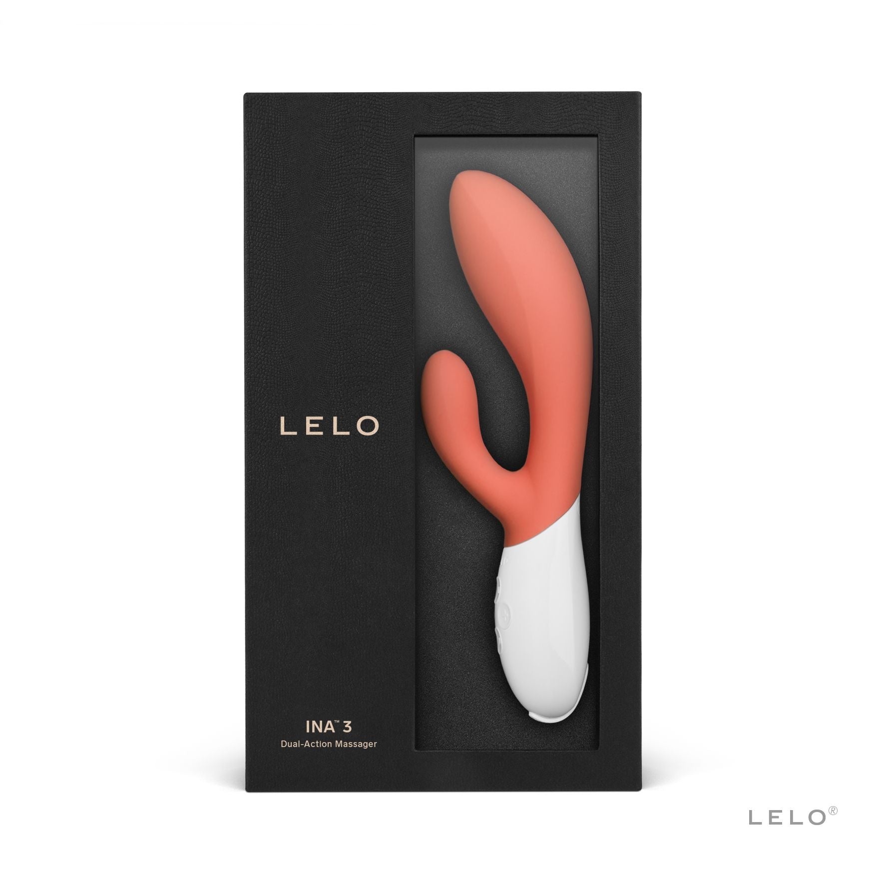LELO - Ina 3 Rabbit Vibrator - Coral