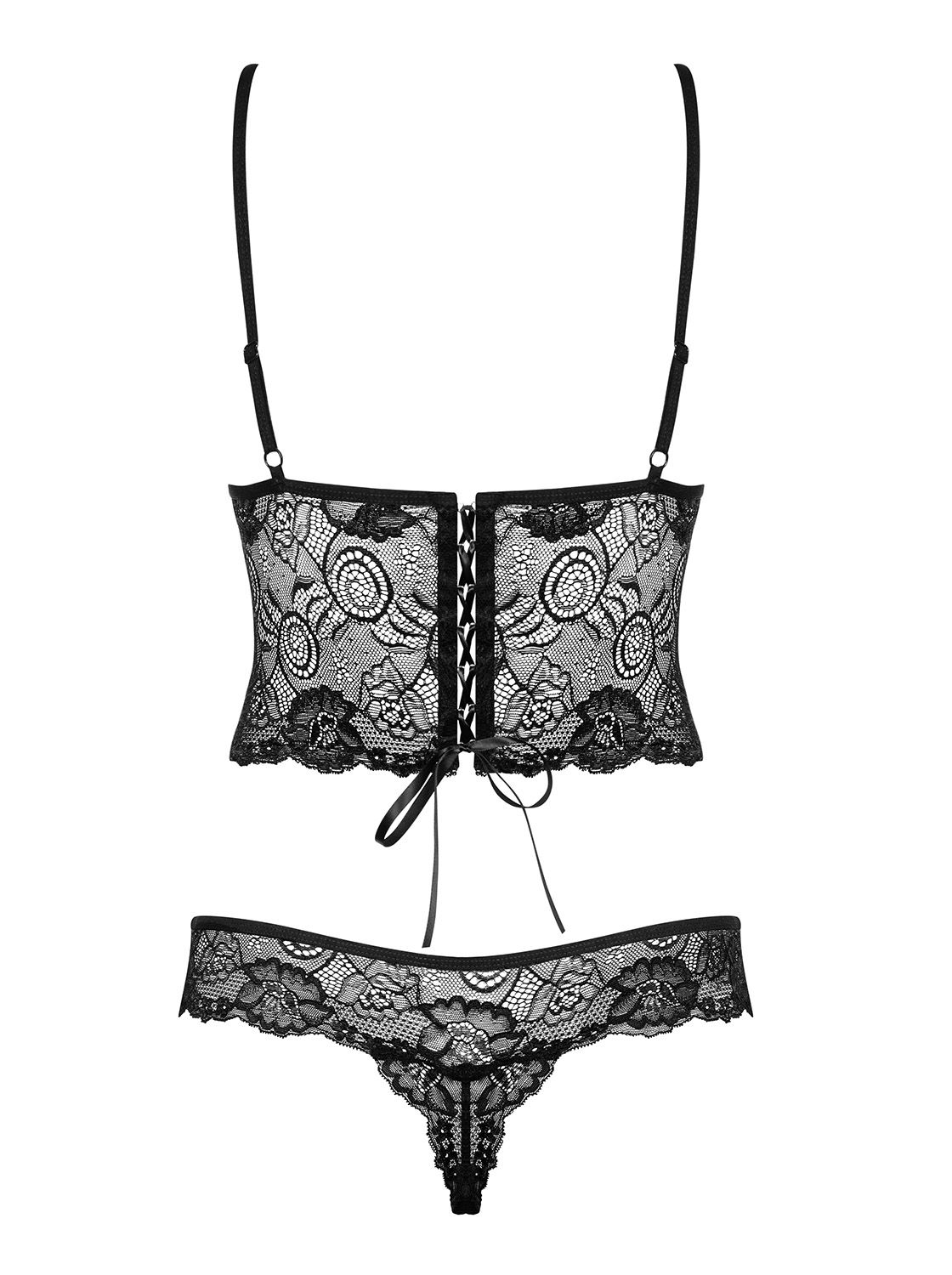 Alluria Lace Bodysuit - Black