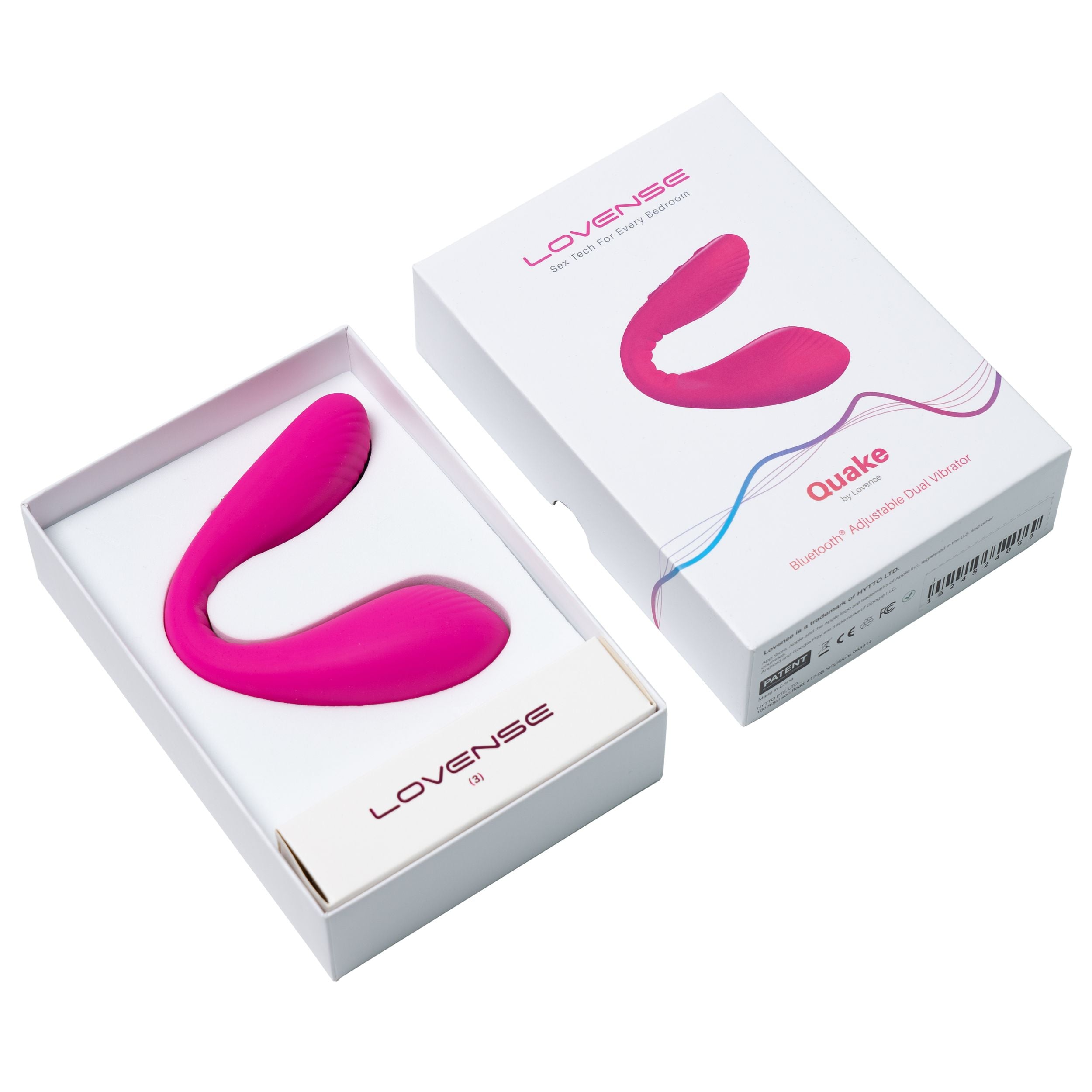 Lovense - Quake G-spot Vibrator with App - Pink