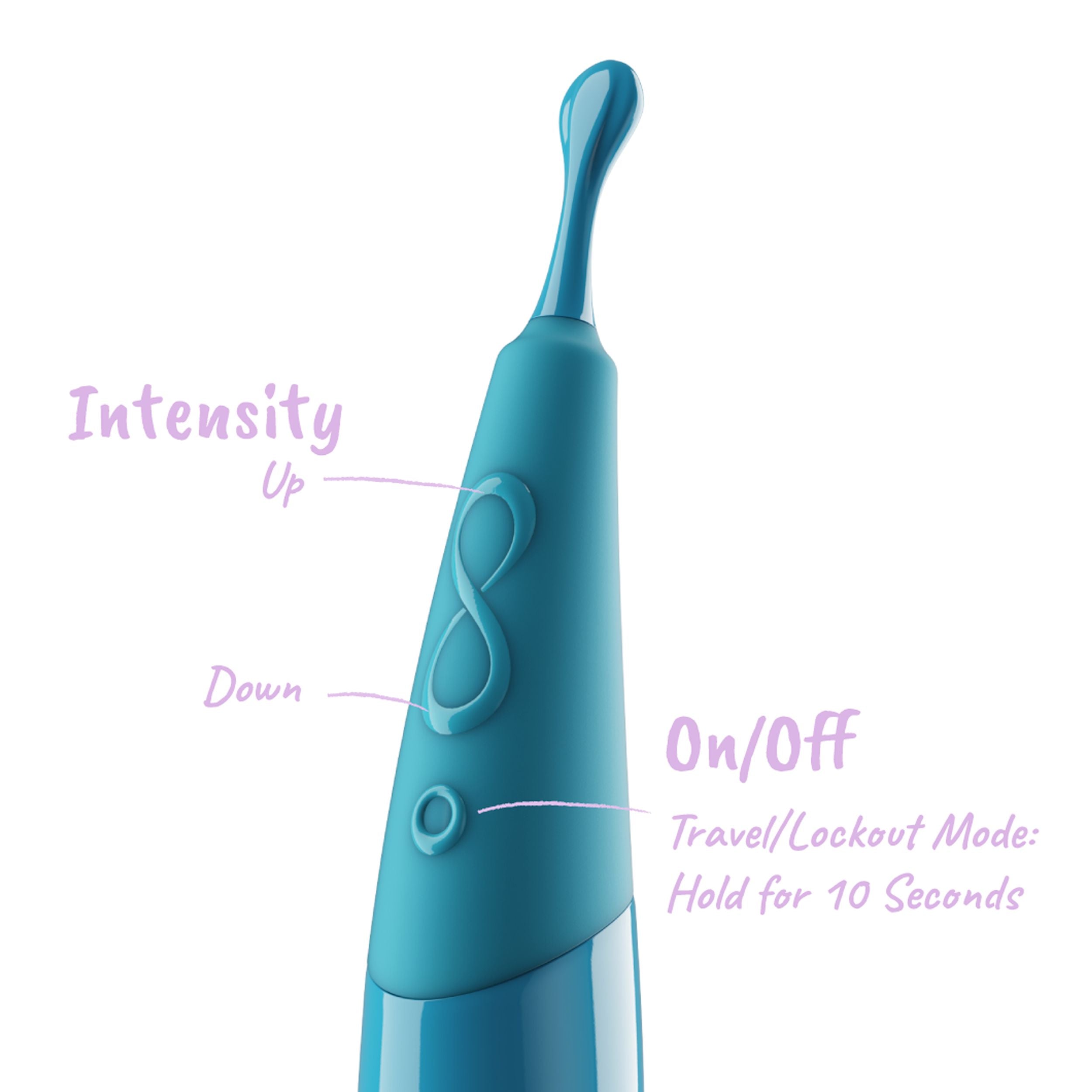 Zumio - i Spirotip Clitoral Stimulator - Aqua