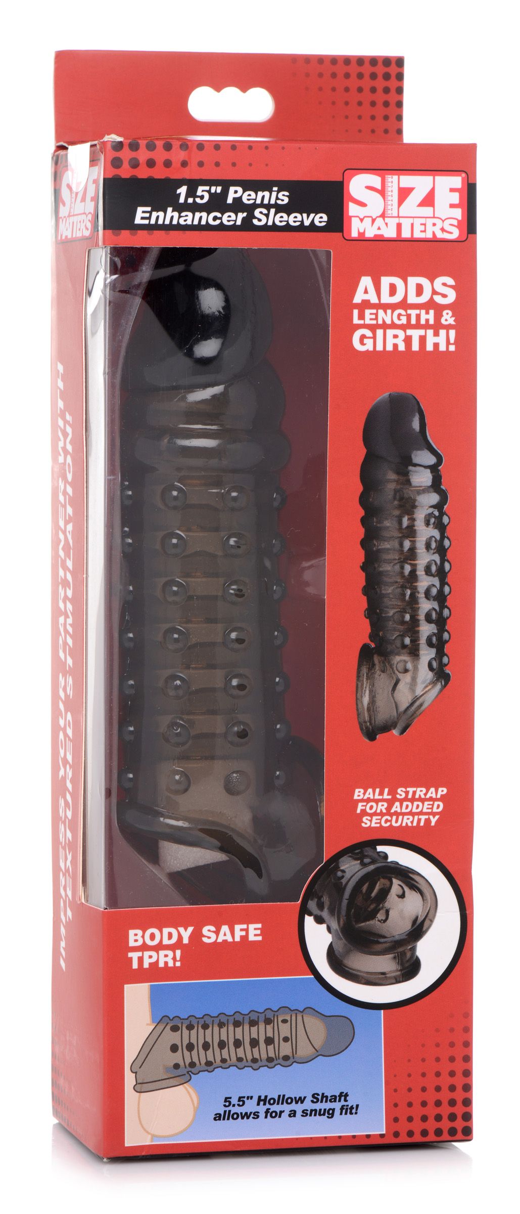 Size Matters - Penis Extension Sleeve - Smoke