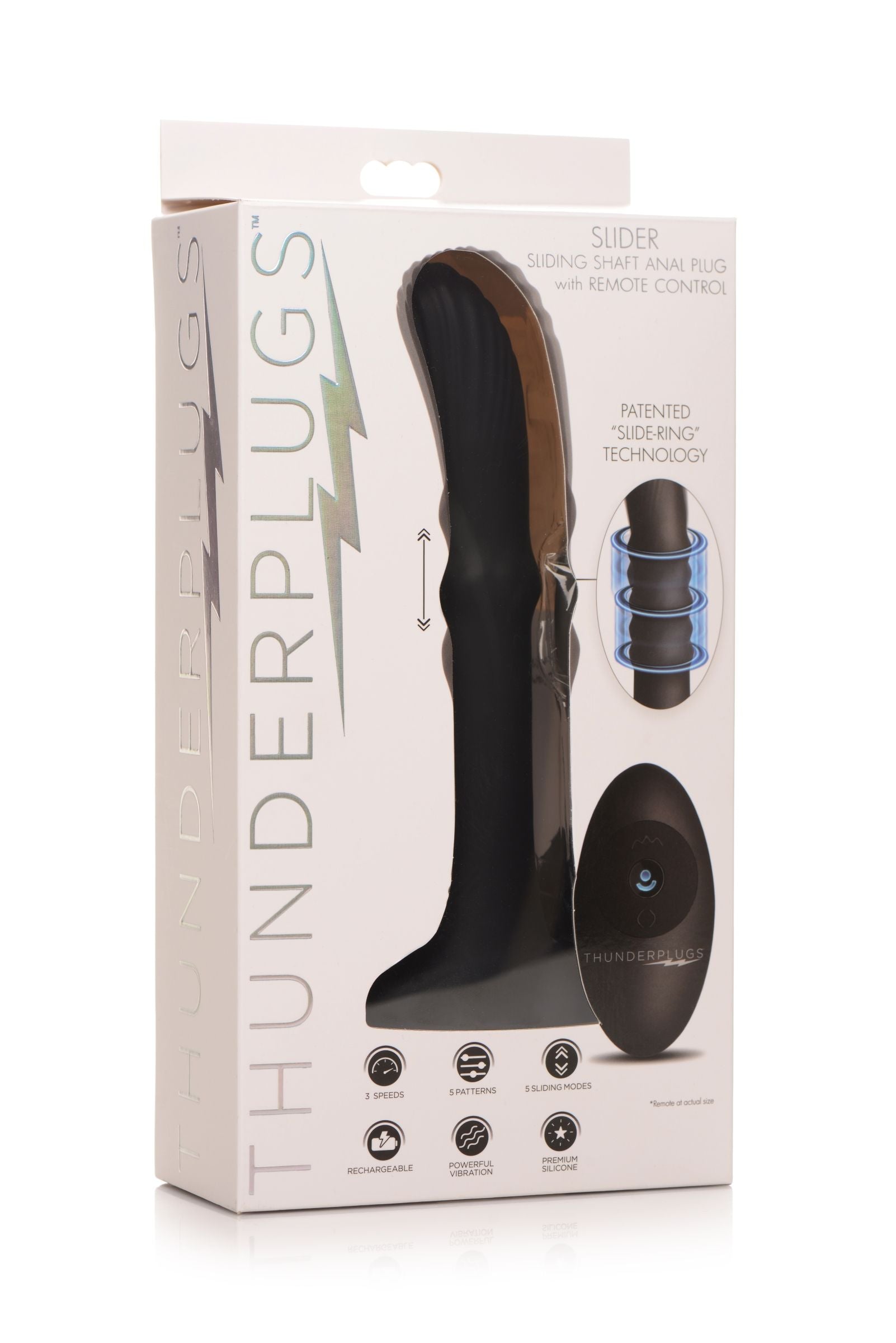 Thunderplugs - Anal Vibrator With Moving Shaft