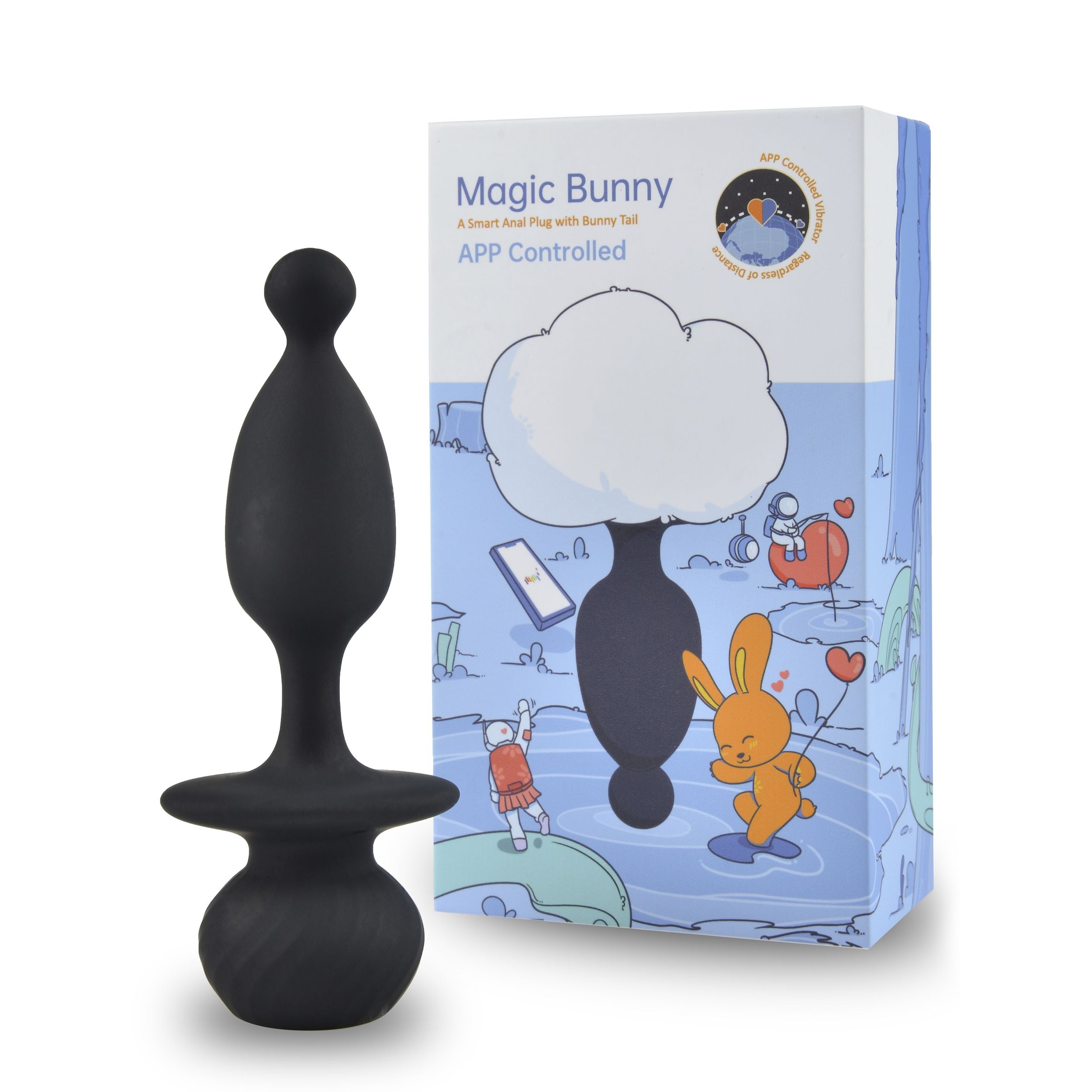 Magic Motion - Bunny Tail Vibrating Anal Plug App Controlled