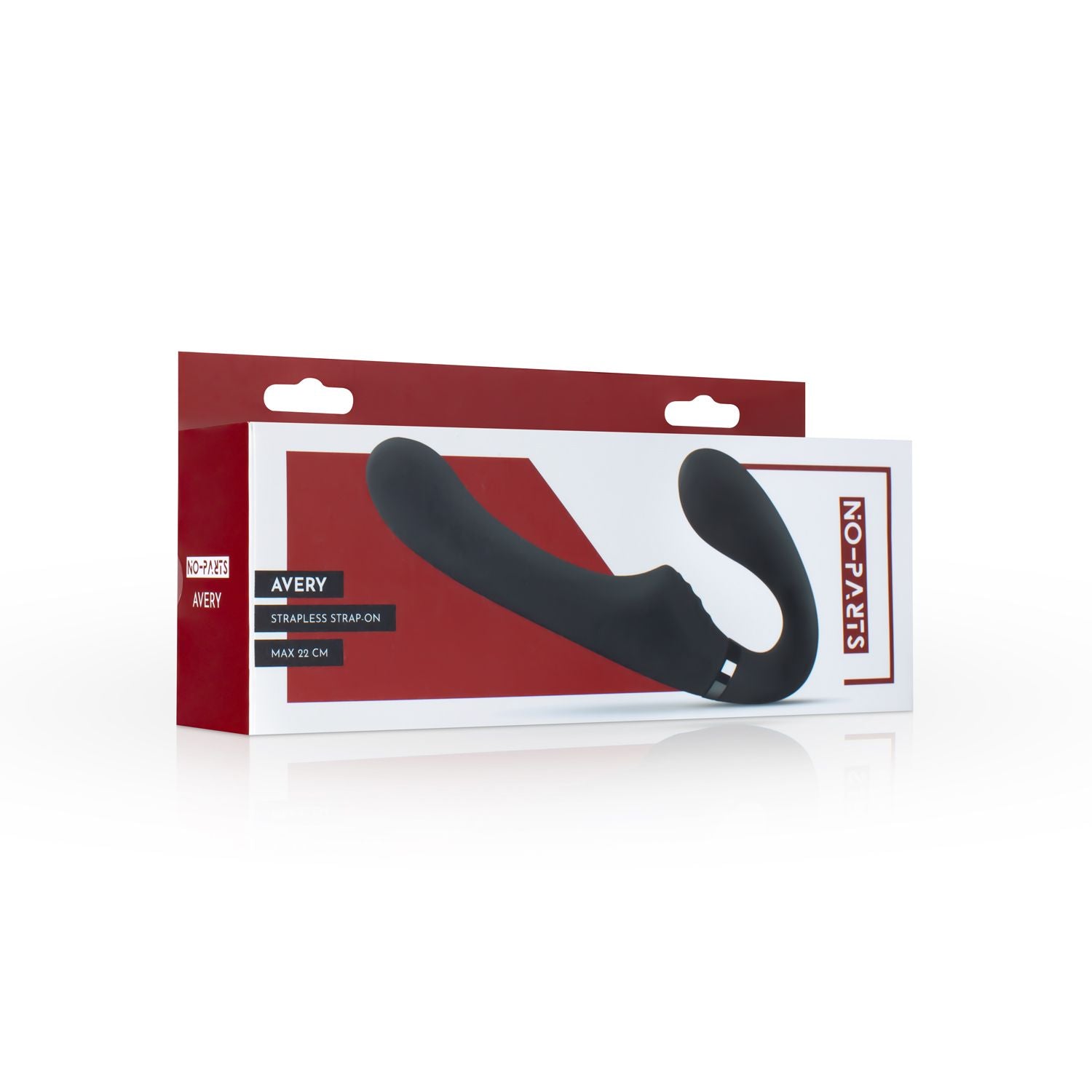 No-Parts - Avery Strapless Strap-On Vibrating Dildo - 22 cm