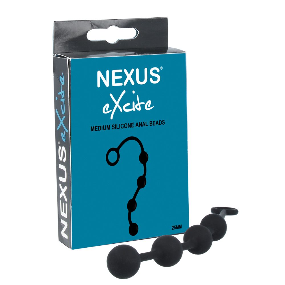 Nexus - Excite Silicone Anal Beads - Medium