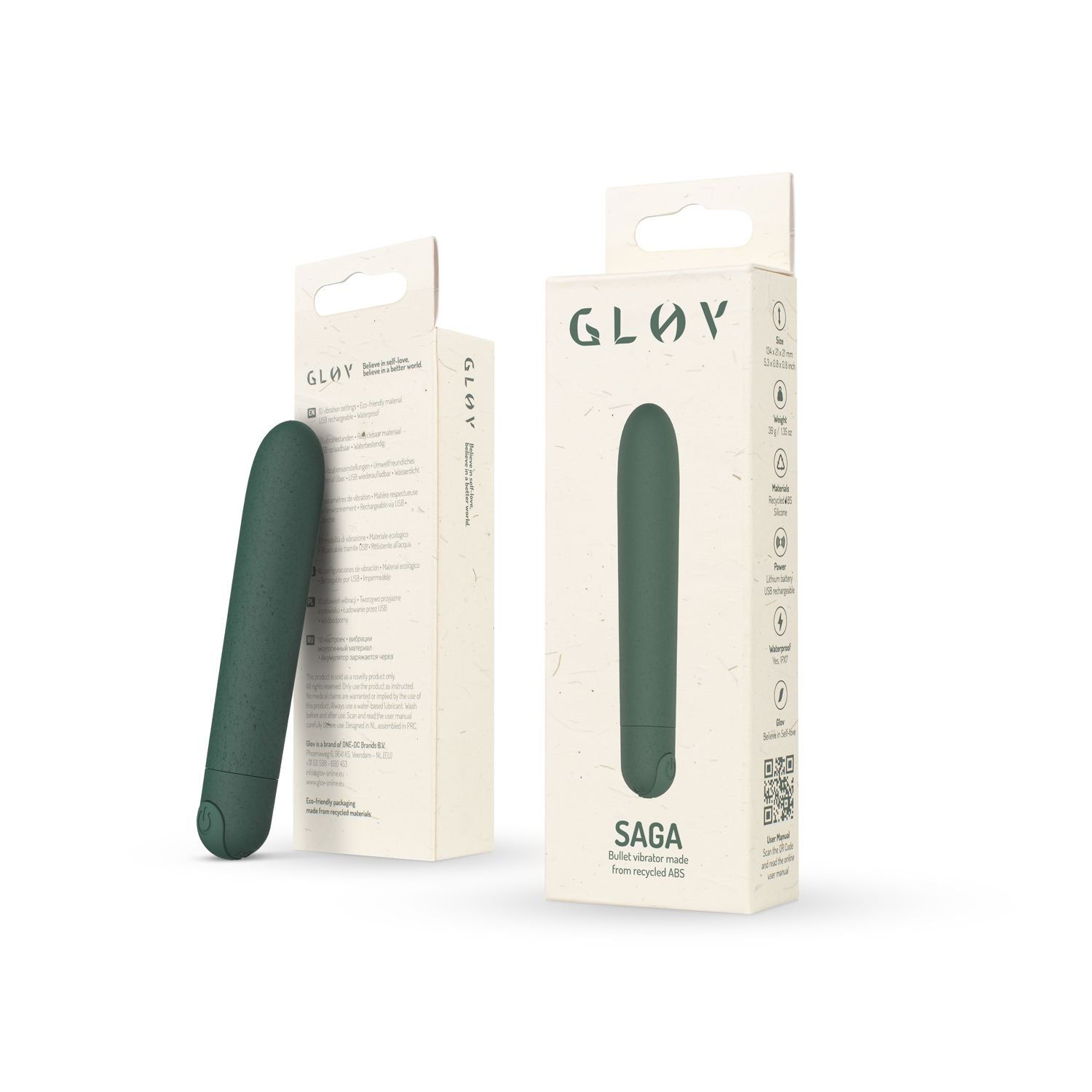 Gløv - Eco Bullet Vibrator - Green